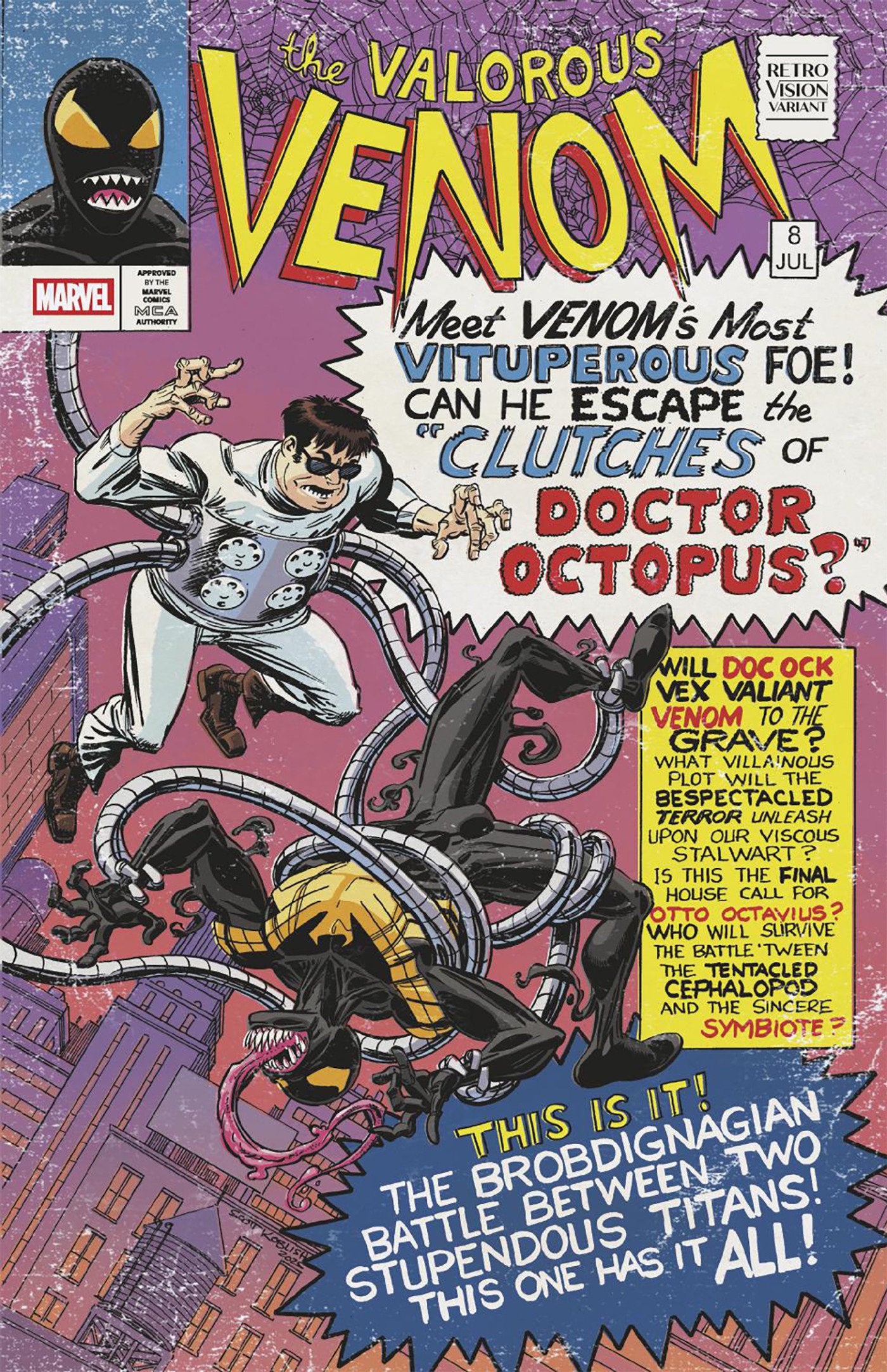 All-New Venom #8 Scott Koblish Retrovision Variant | Odin's Place
