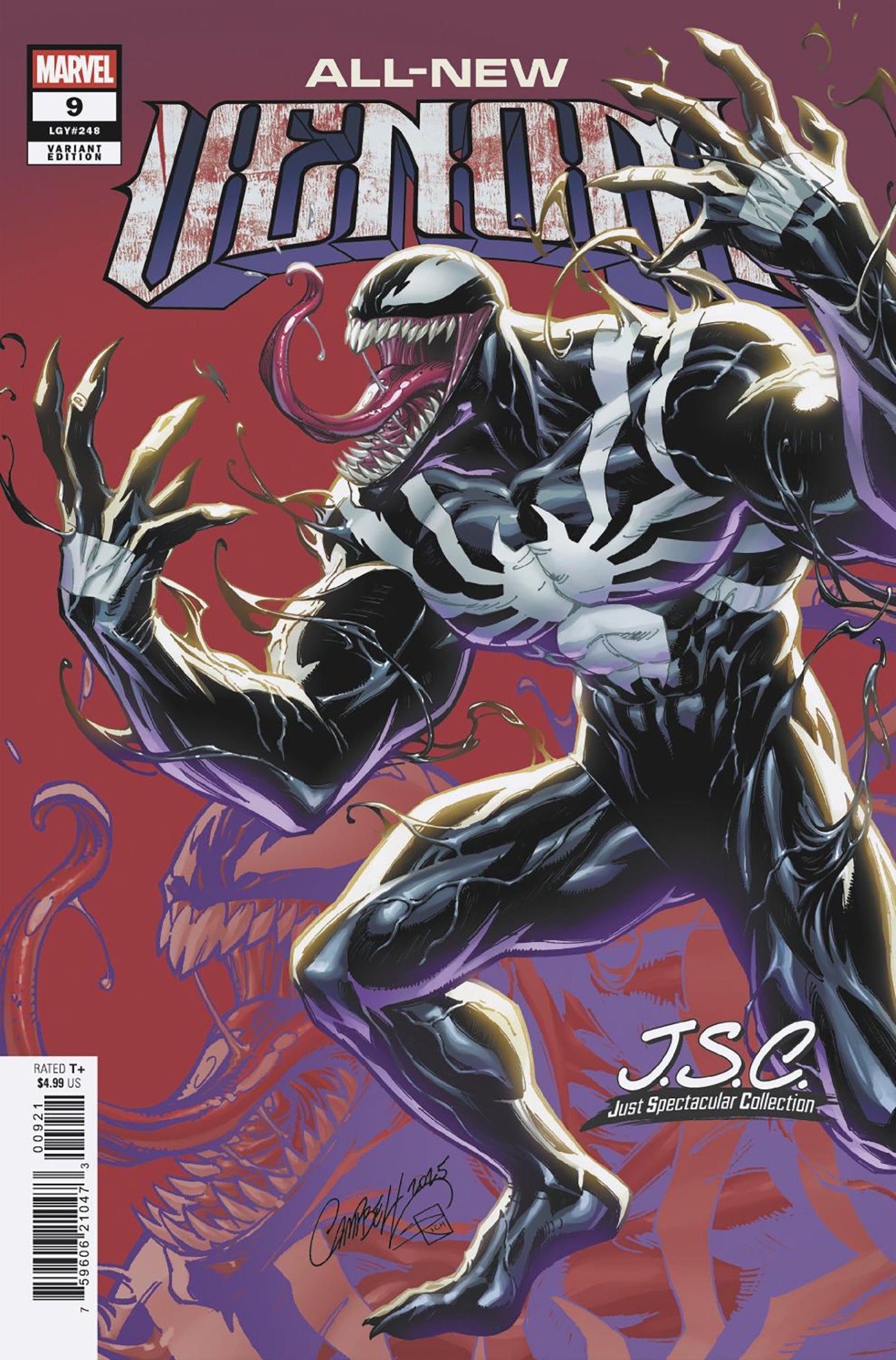 All-New Venom #9 J. Scott Campbell Just Spectacular Collection Variant | Odin's Place