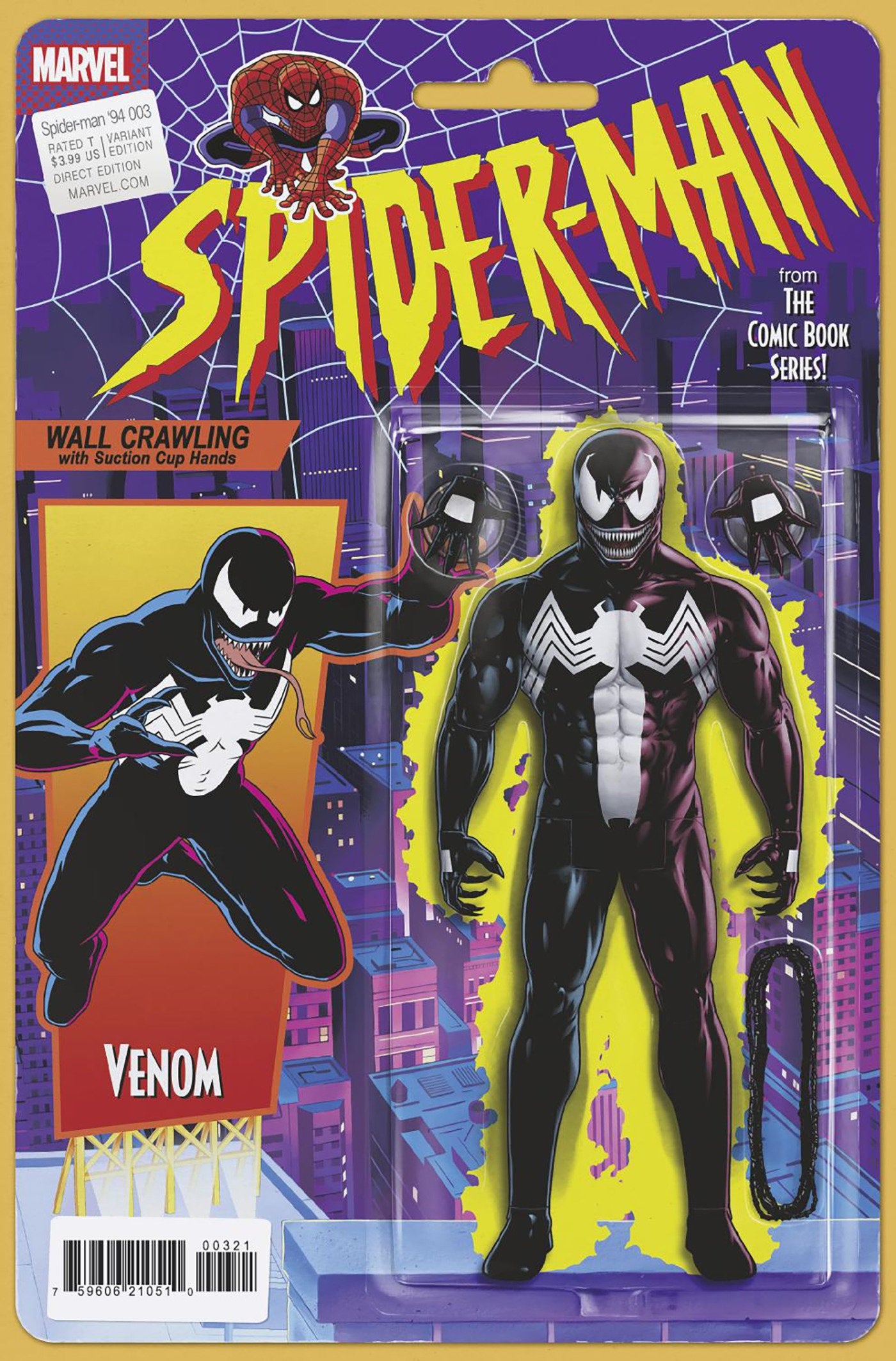 Spider-Man '94 #3 John Tyler Christopher Action Figure Variant | Odin's Place