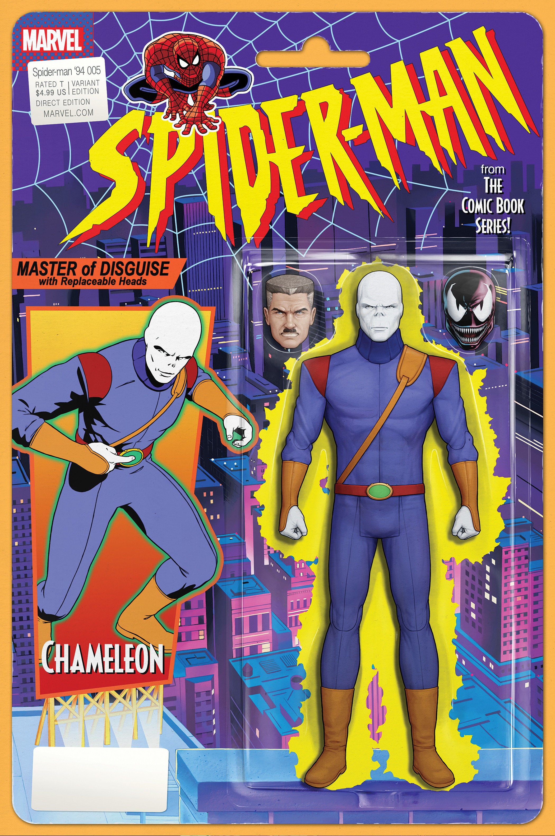 Spider-Man '94 #5 John Tyler Christopher Action Figure Variant | Odin's Place