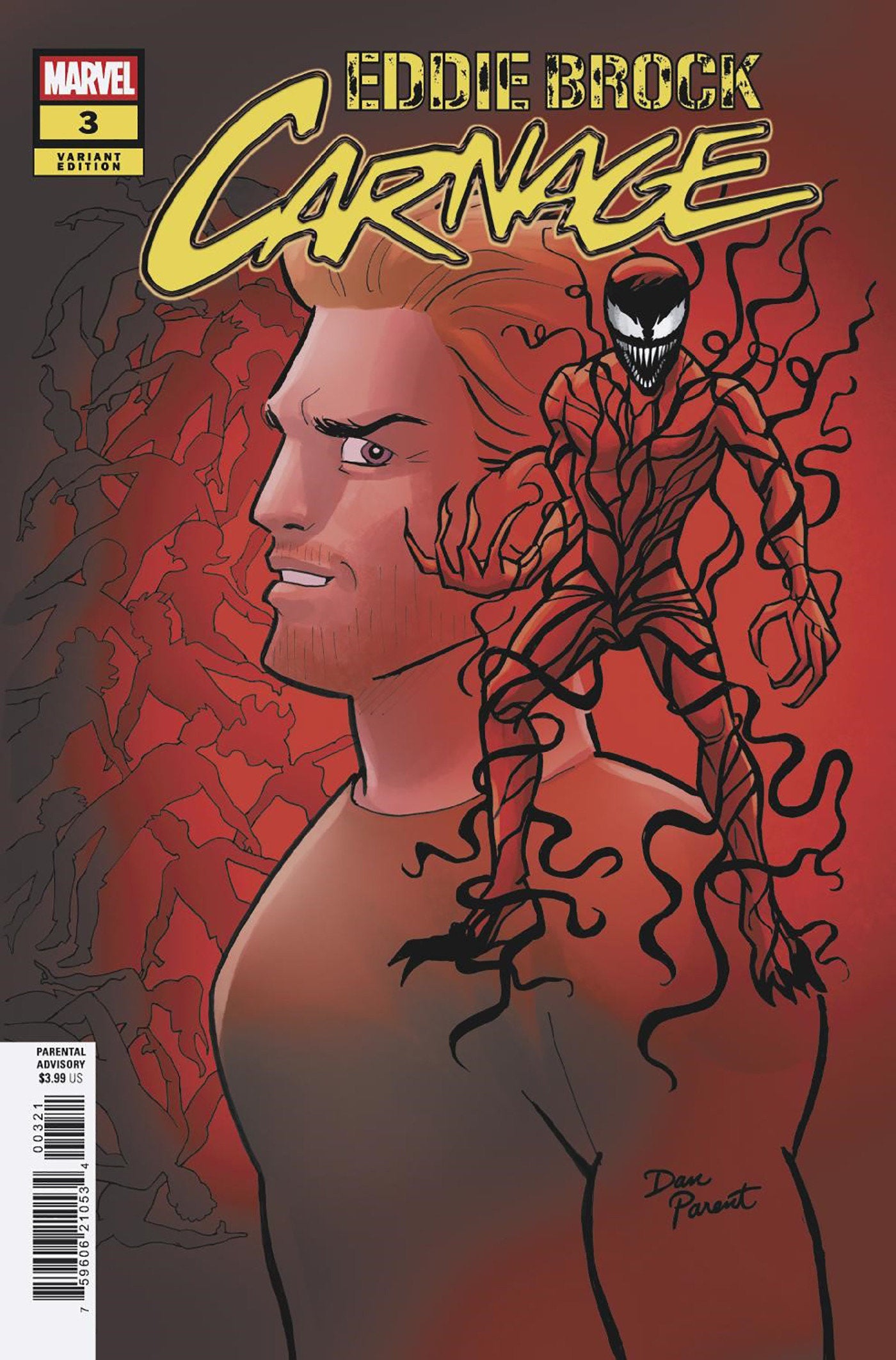 Eddie Brock Carnage #3 Dan Parent Variant | Odin's Place