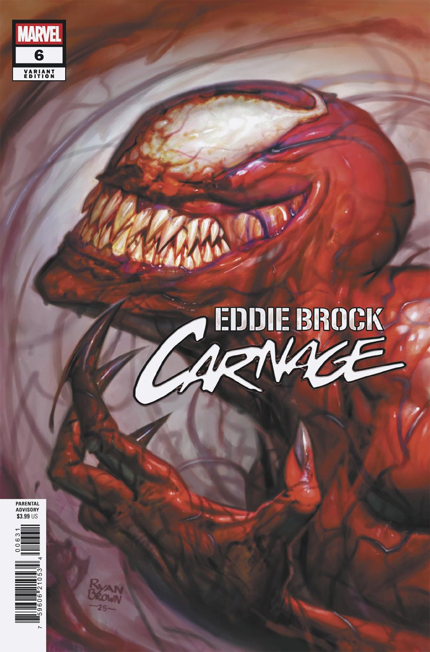 Eddie Brock: Carnage #6 Ryan Brown Variant | Odin's Place