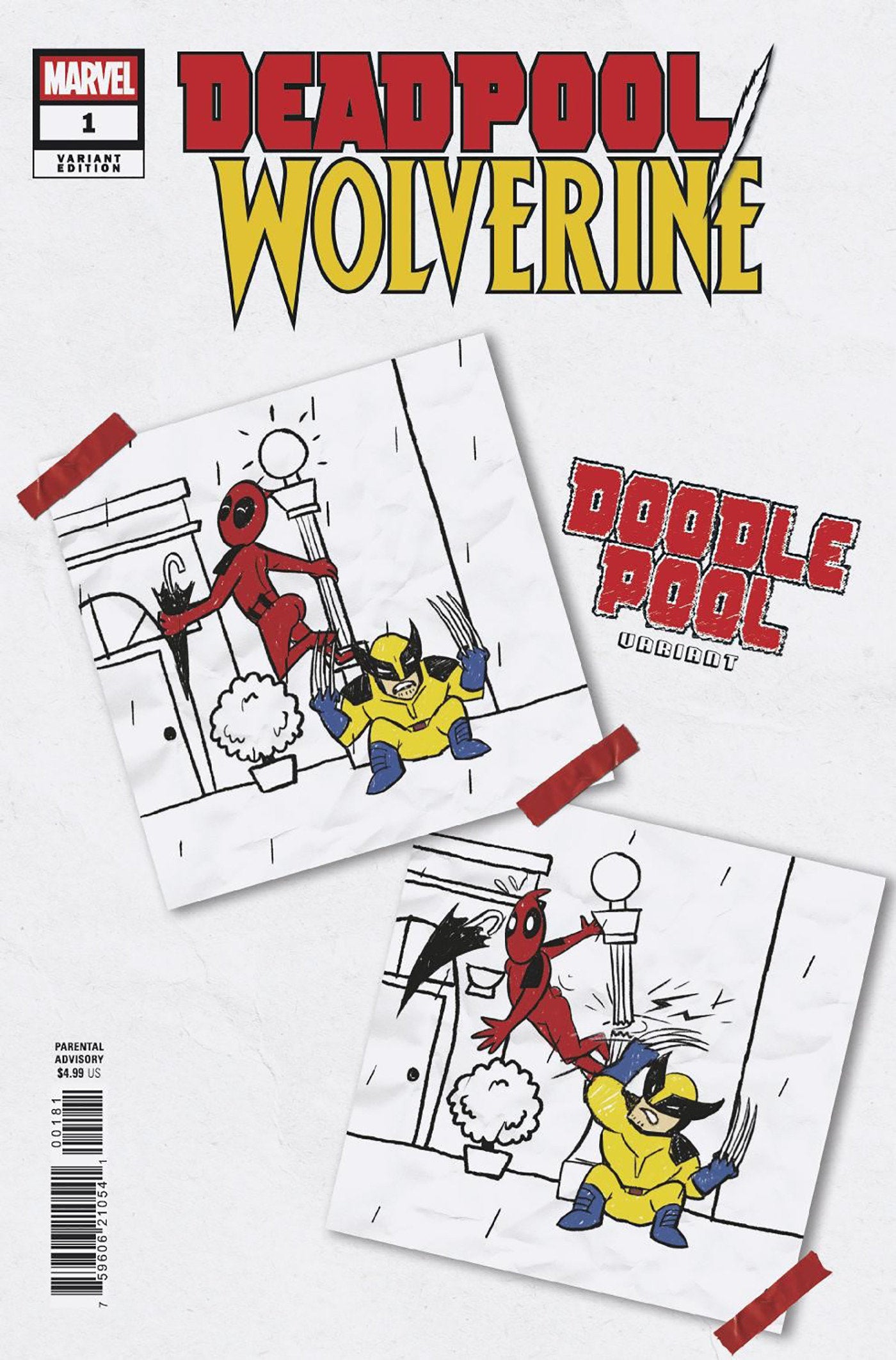 Deadpool/Wolverine #1 Doodlepool Variant | Odin's Place
