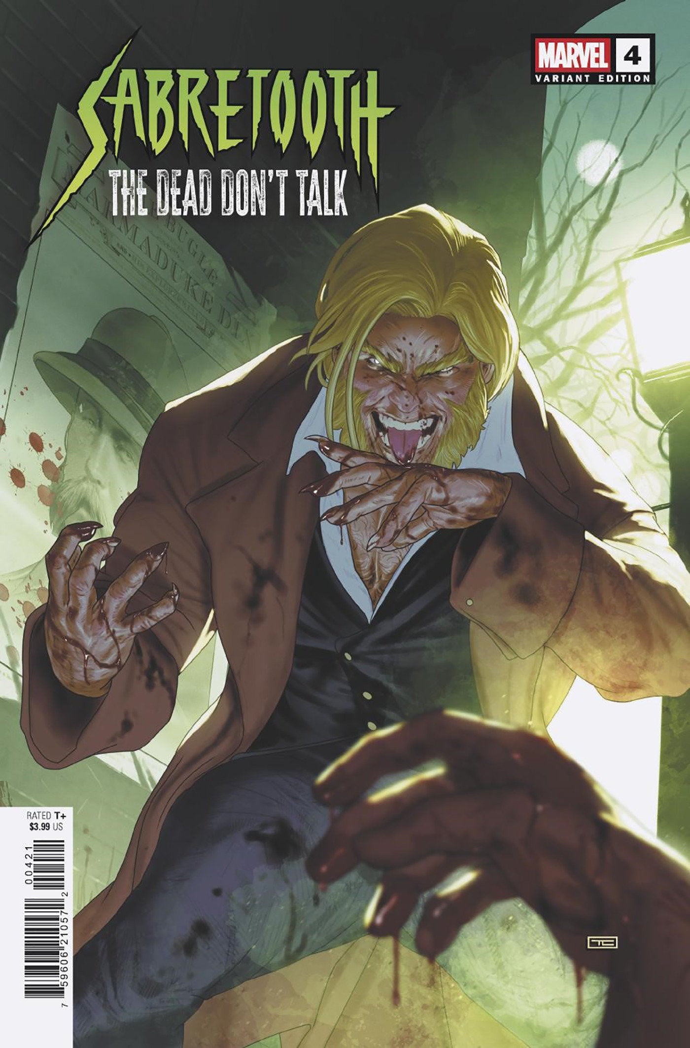 Sabretooth: The Dead Don'T Talk #4 Taurin Clarke Variant | Odin's Place