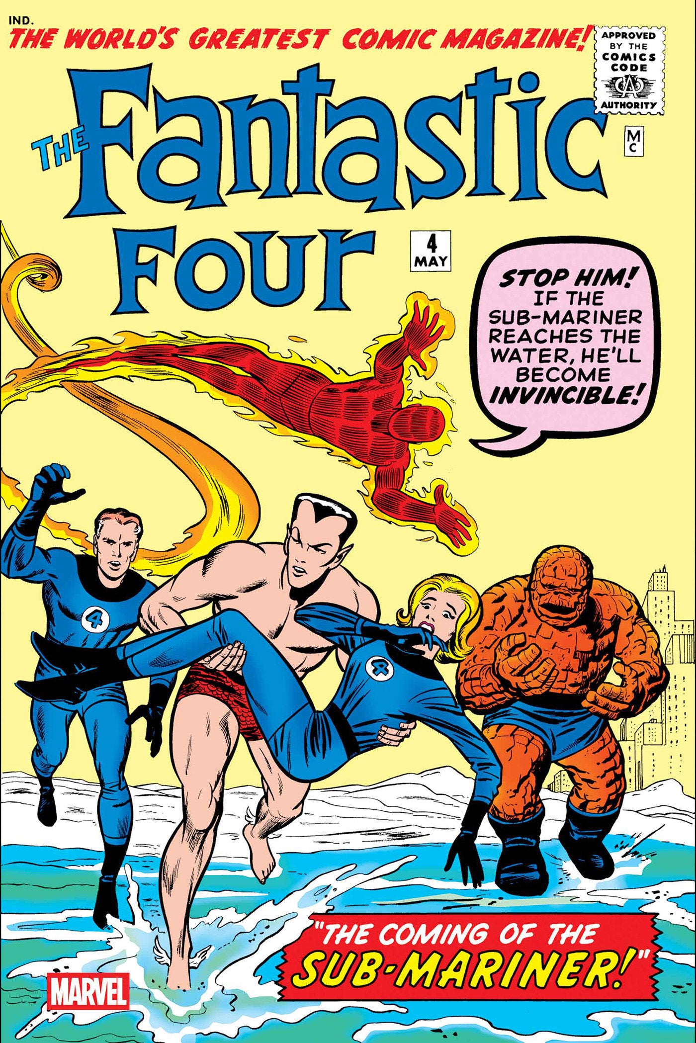 Fantastic Four #4 Facsimile Edition Foil Variant | Odin's Place