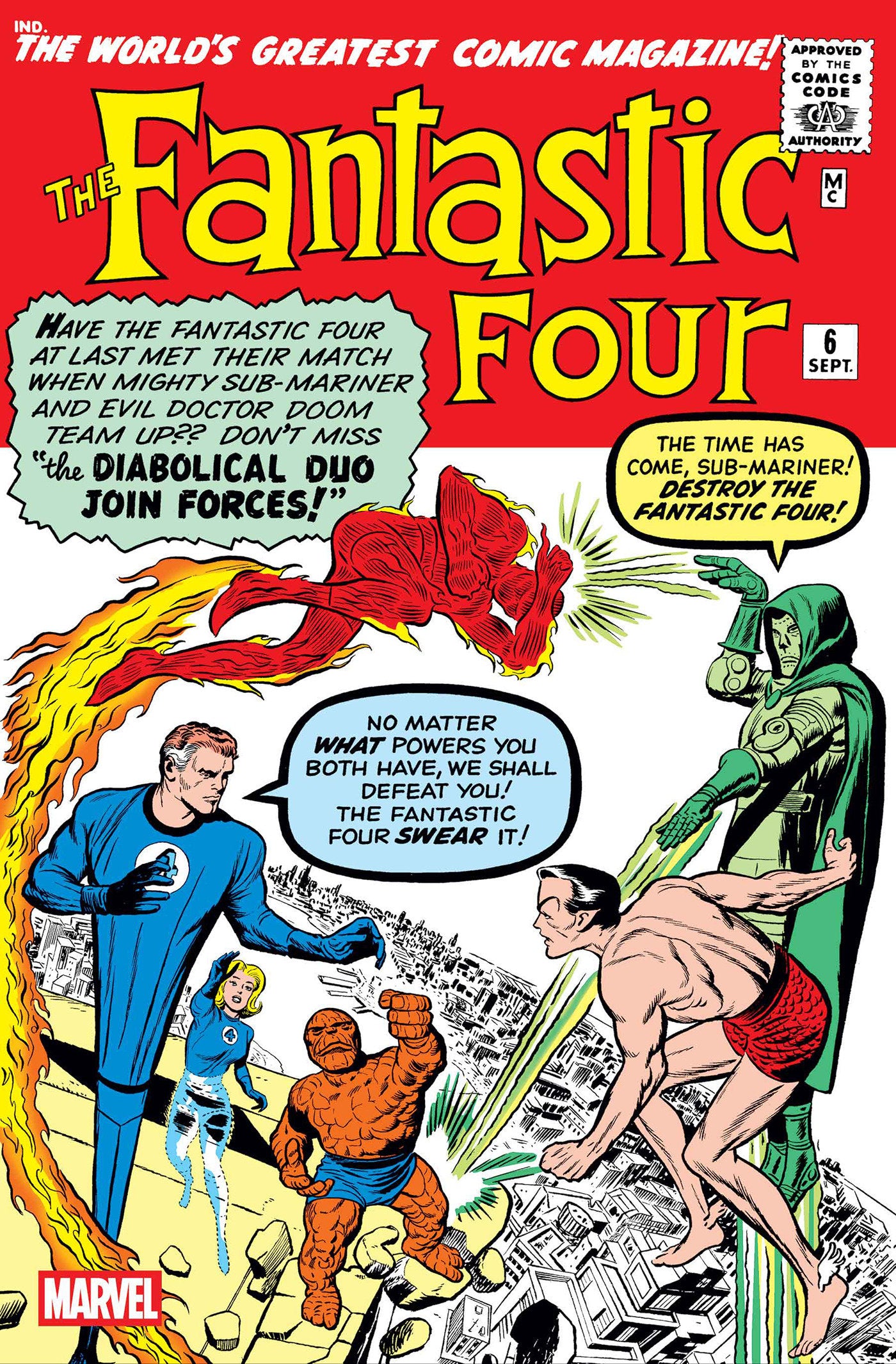 Fantastic Four #6 Facsimile Edition Foil Variant | Odin's Place