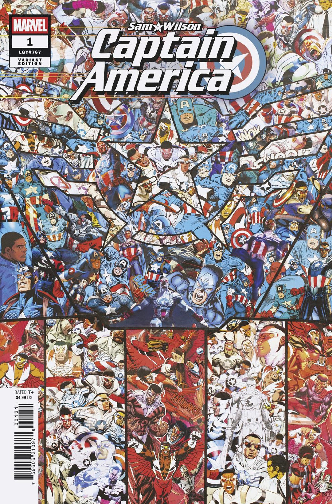 Sam Wilson, Captain America #1 Mister Garcin Variant | Odin's Place