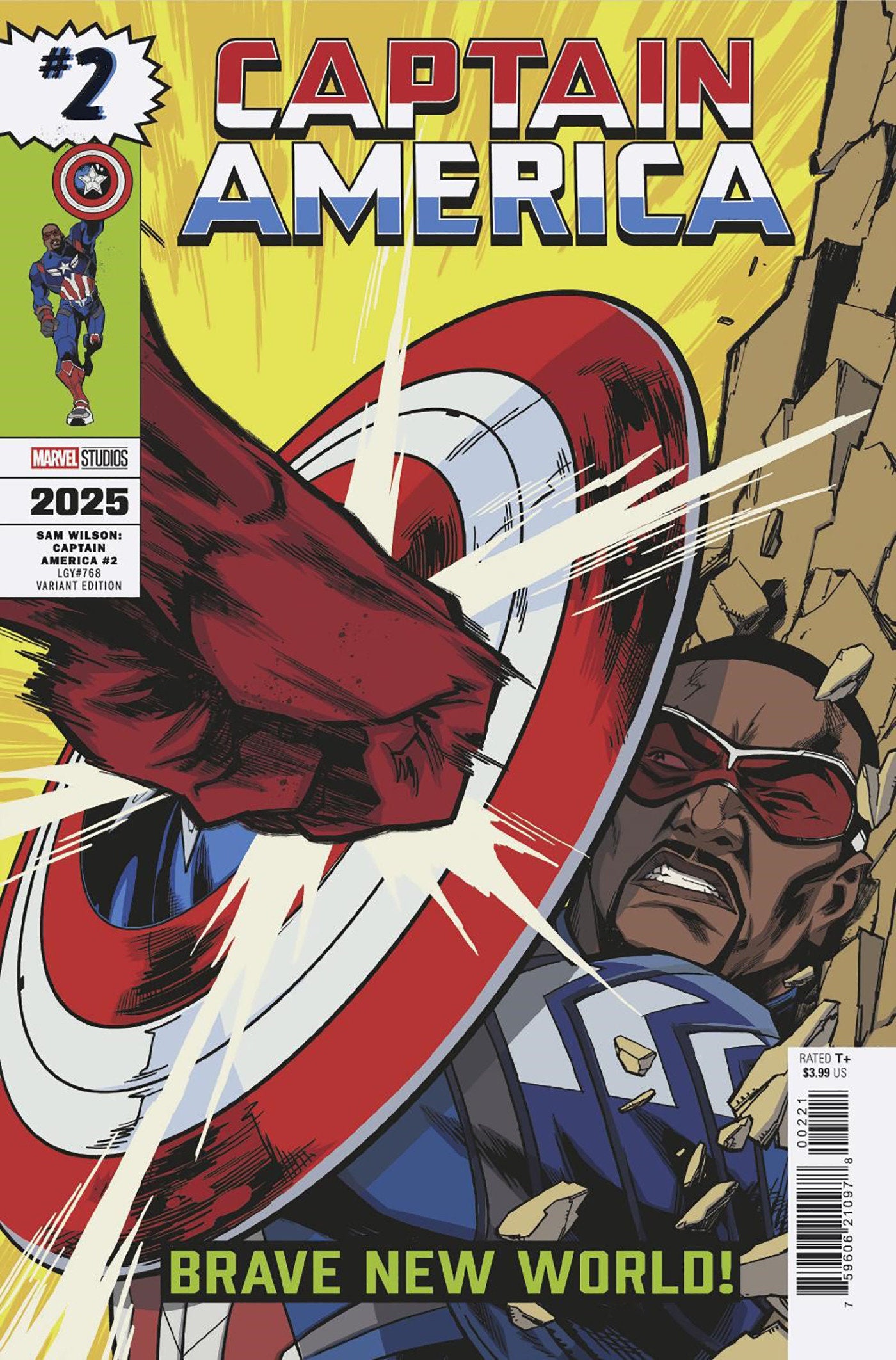 Sam Wilson, Captain America #2 Khary Randolph Marvel Studios Variant | Odin's Place
