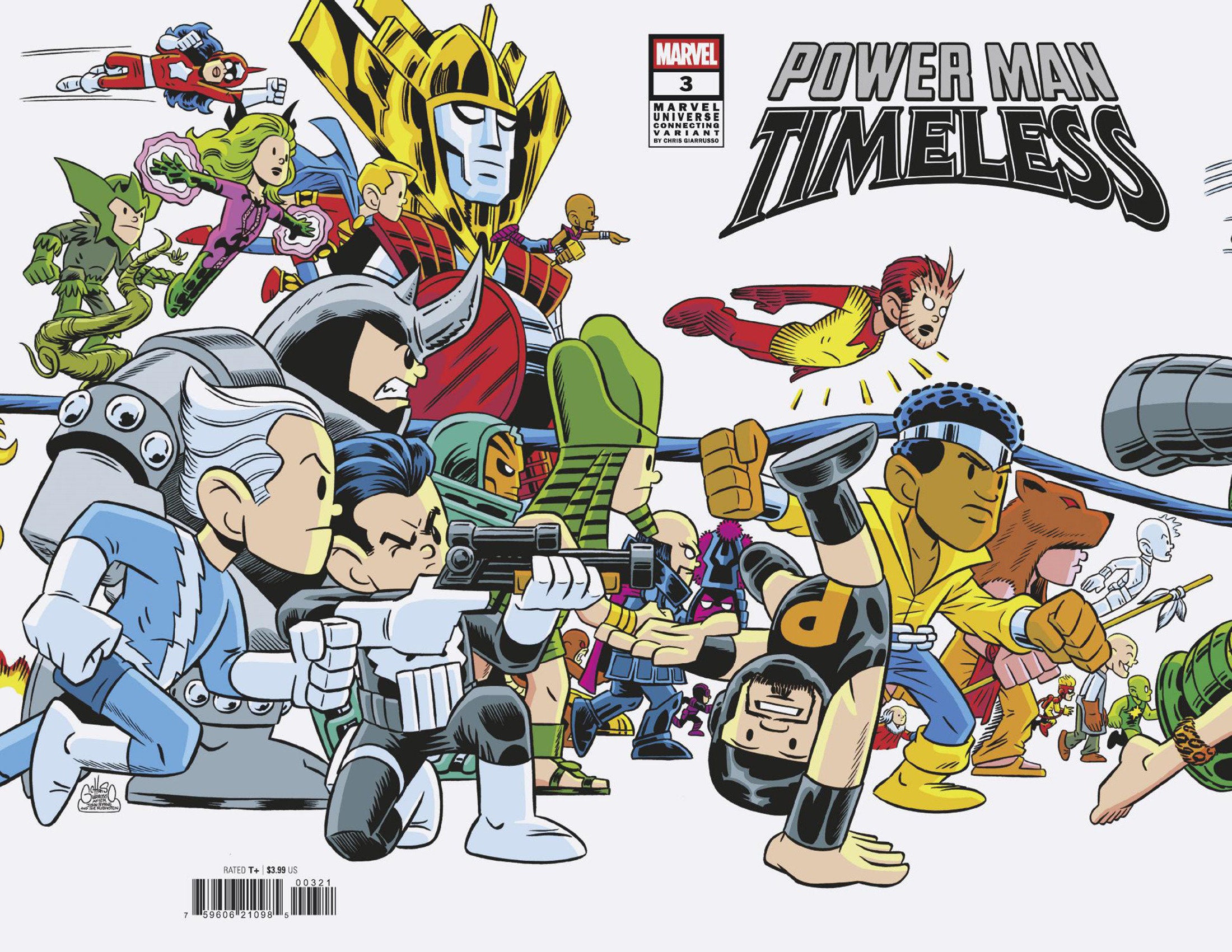 Power Man: Timeless #3 Chris Giarrusso Marvel Universe Connecting Wrap Variant J | Odin's Place