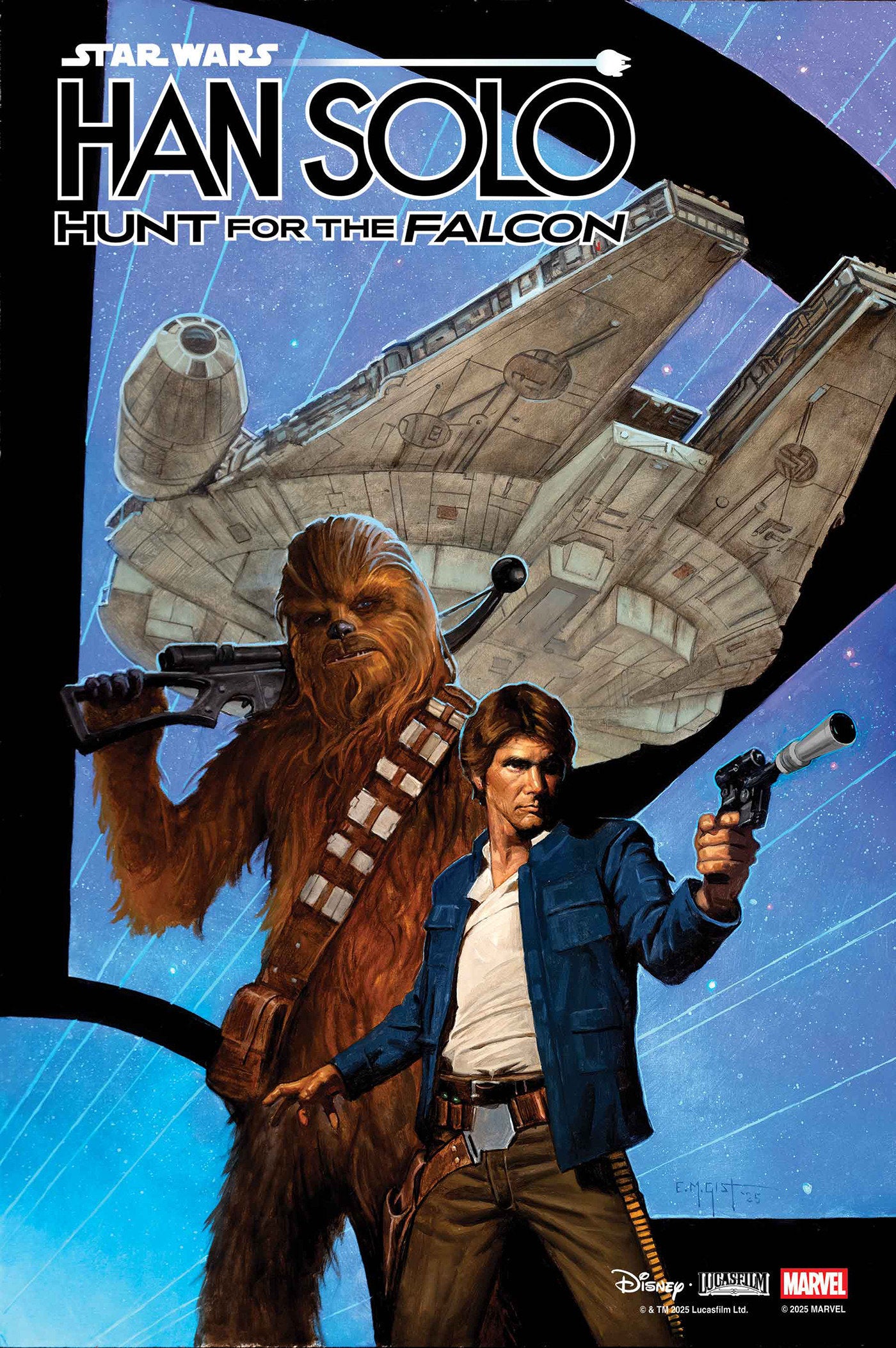 Star Wars: Han Solo   Hunt For The Falcon #4 E.M. Gist Variant | Odin's Place