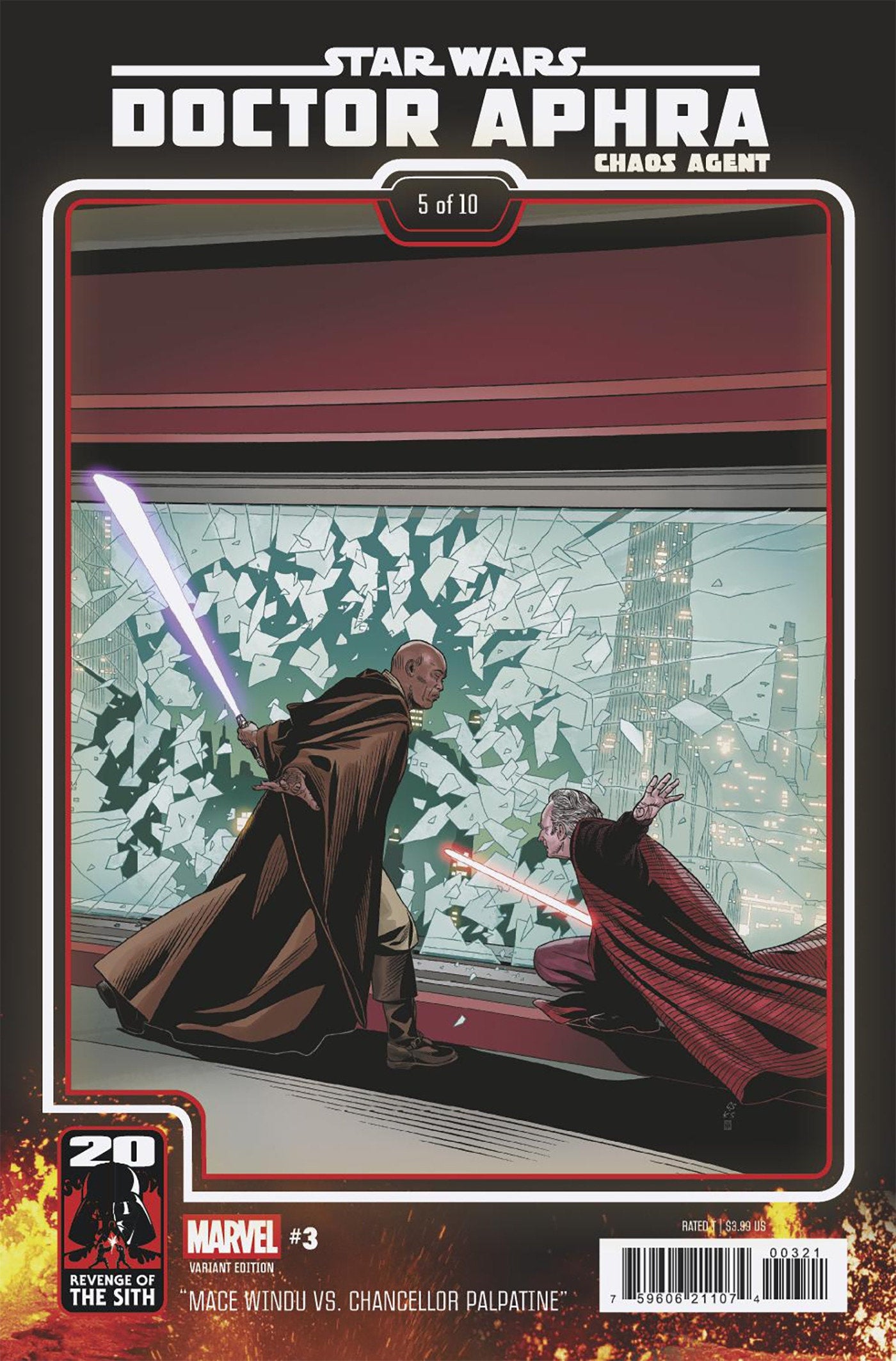 Star Wars: Doctor Aphra - Chaos Agent #3 Chris Sprouse Revenge Of The Sith 20th Anniversary Variant | Odin's Place