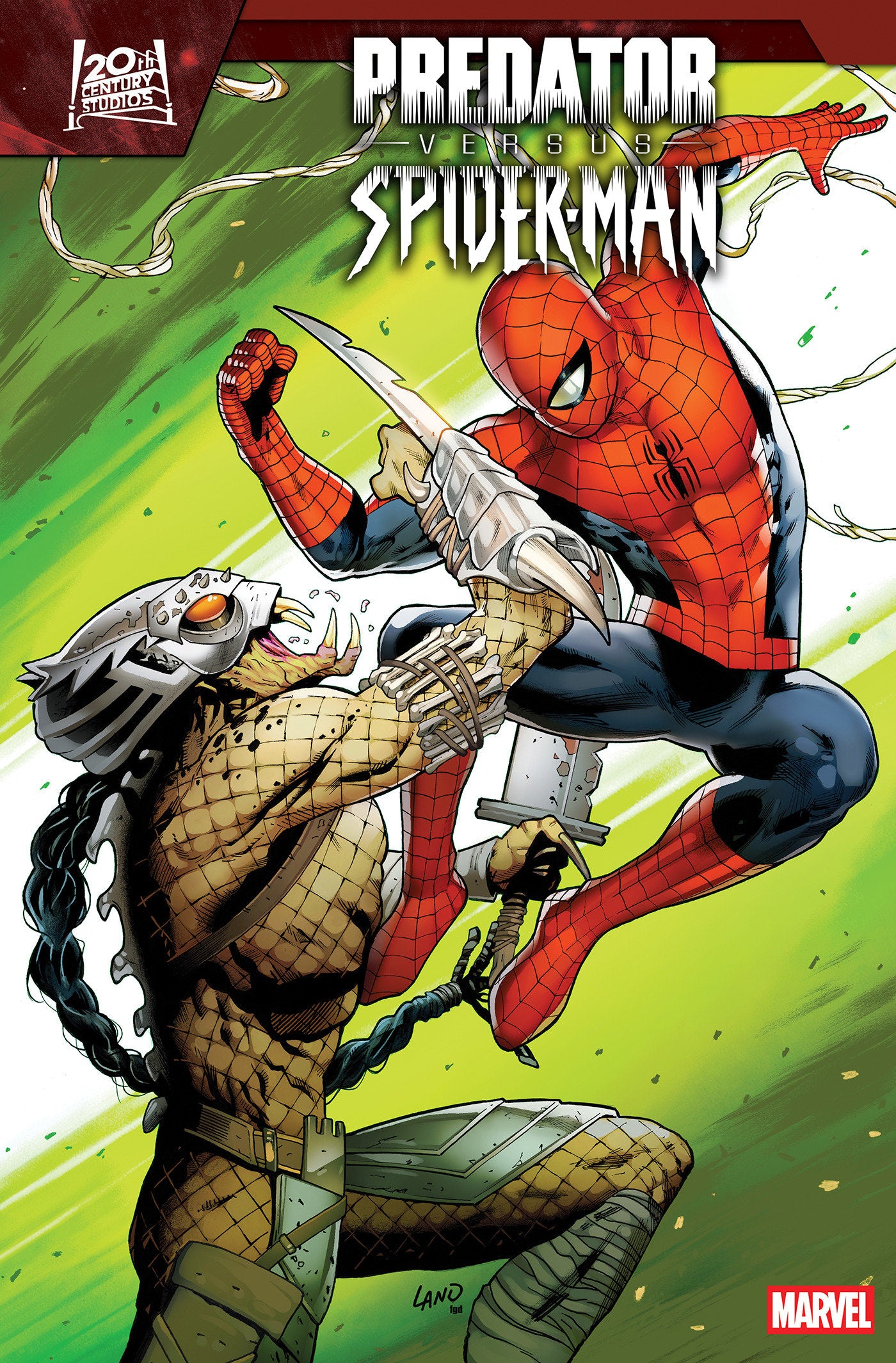 Predator vs Spider-Man #1 (Of 4) Greg Land Foil Variant | Odin's Place
