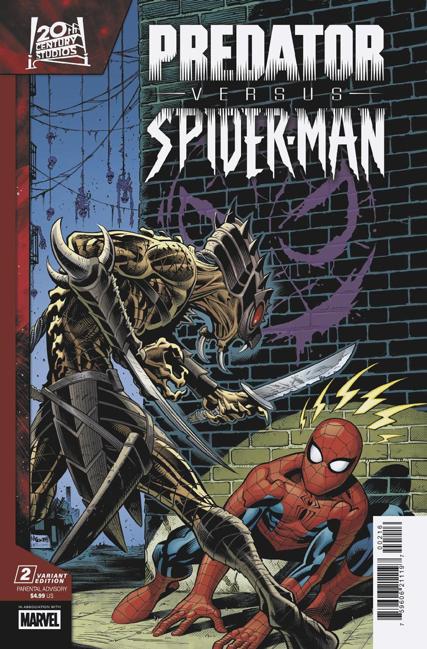 Predator vs. Spider-Man #2 Edition Mcguinness Variant | Odin's Place