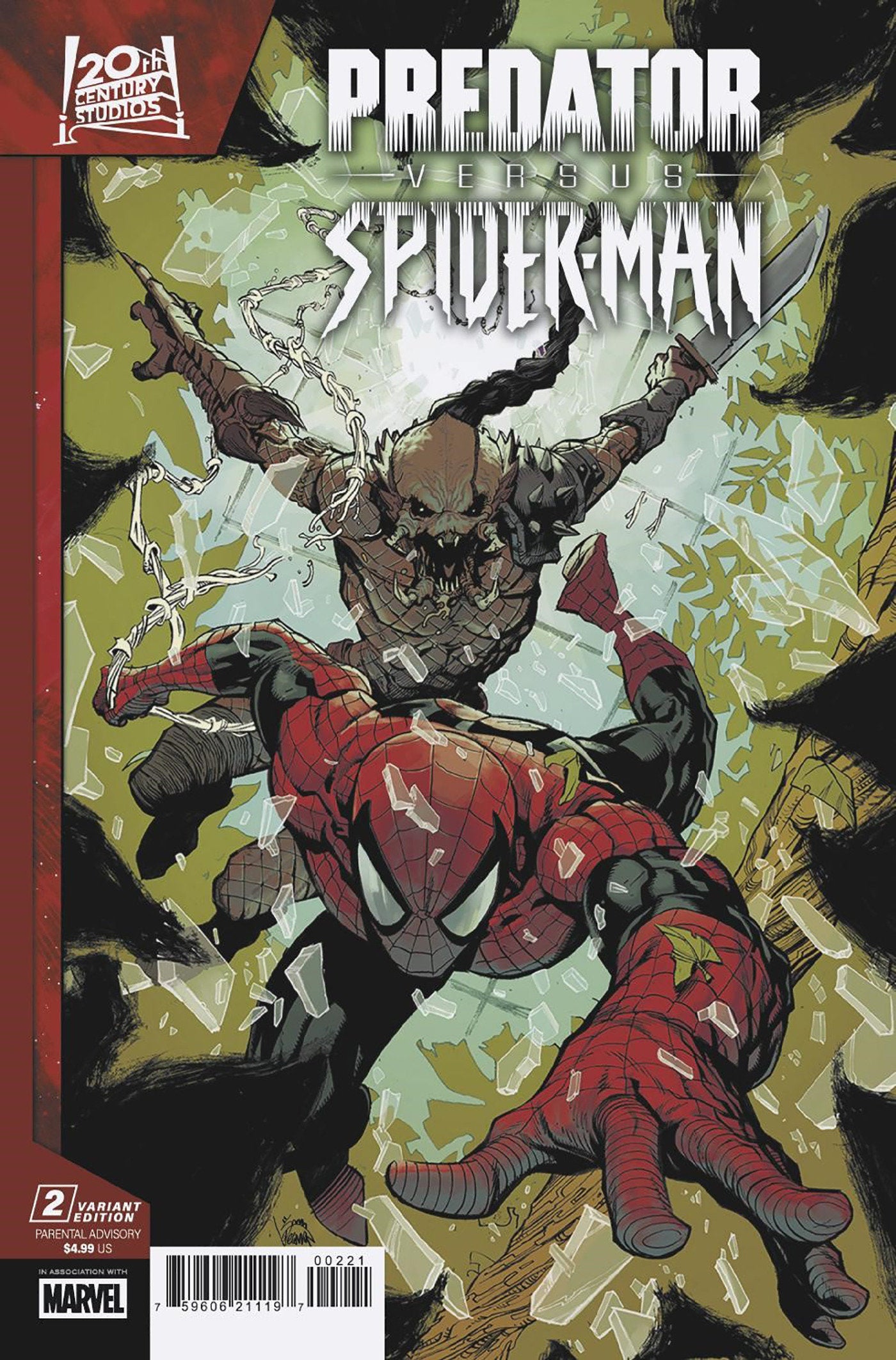 Predator vs. Spider-Man #2 Ryan Stegman Variant | Odin's Place