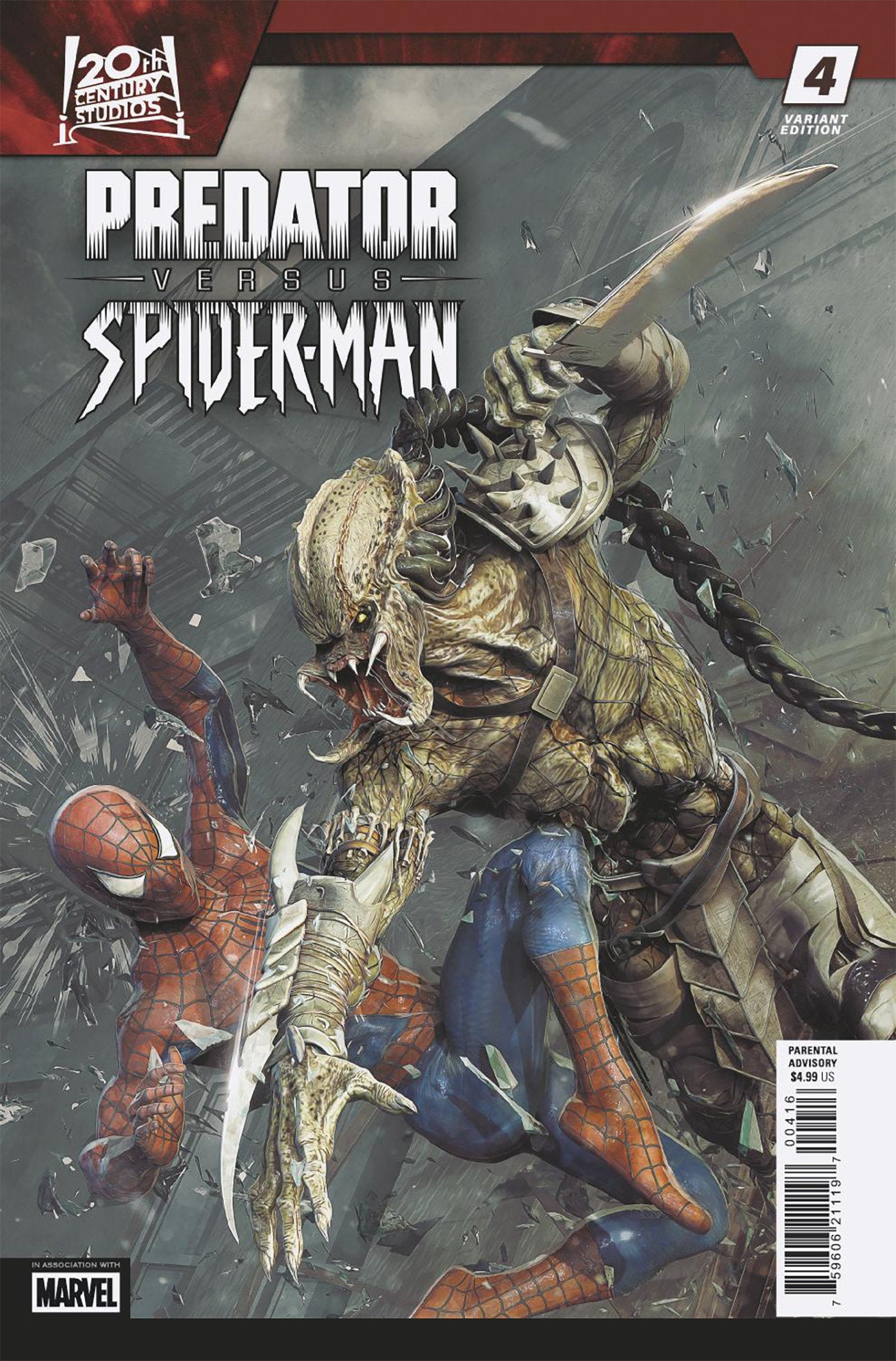 Predator vs. Spider-Man #4 Bjorn Barends Variant | Odin's Place