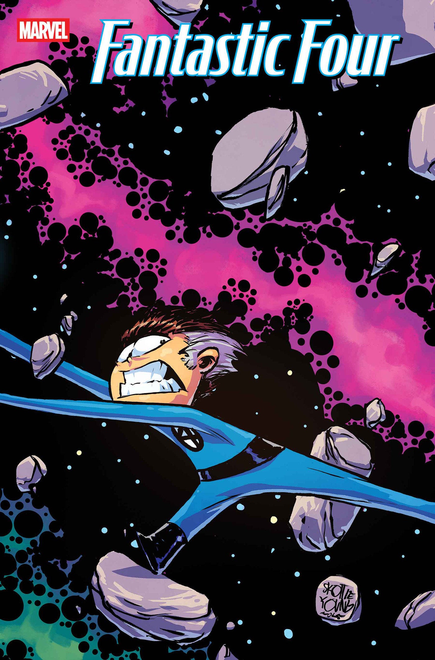 Fantastic Four #3 Skottie Young 5 Part Connecting Variant [Doom] | Odin's Place