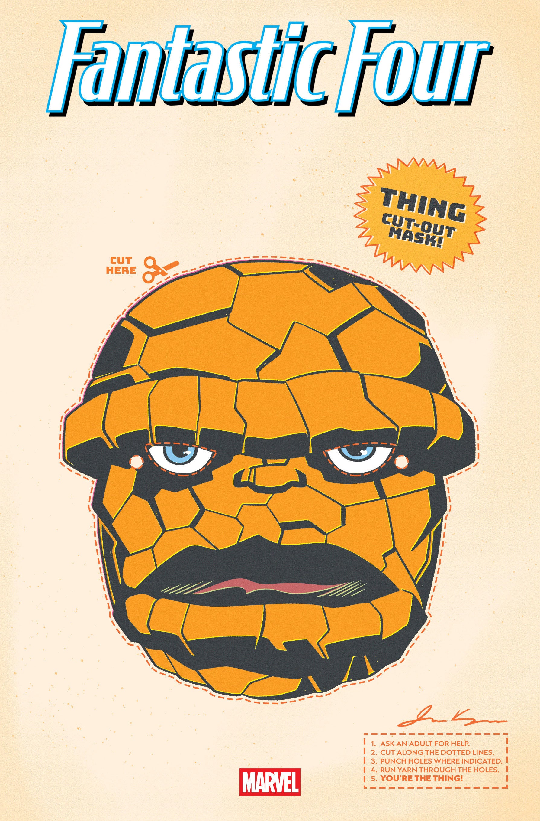 Fantastic Four #3 Retro Halloween Mask Variant [Doom] | Odin's Place