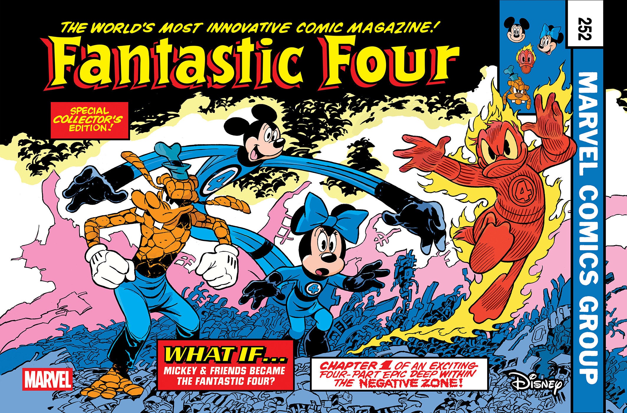 Fantastic Four #4 Andrea Freccero Disney What If? Fantastic Four Homage Variant | Odin's Place