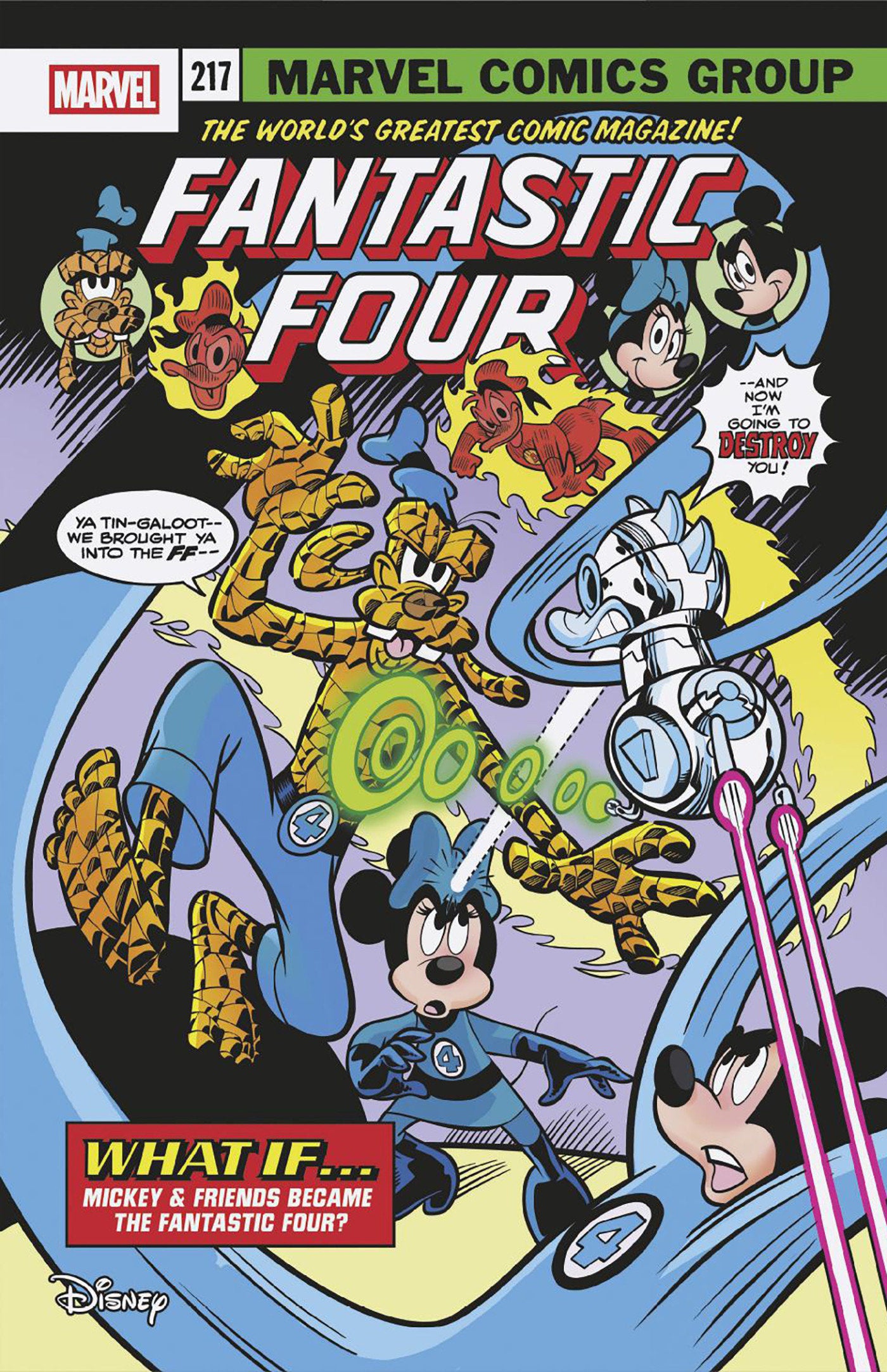 Fantastic Four #5 Marco Palazzi Disney What If? Fantastic Four Homage Variant | Odin's Place