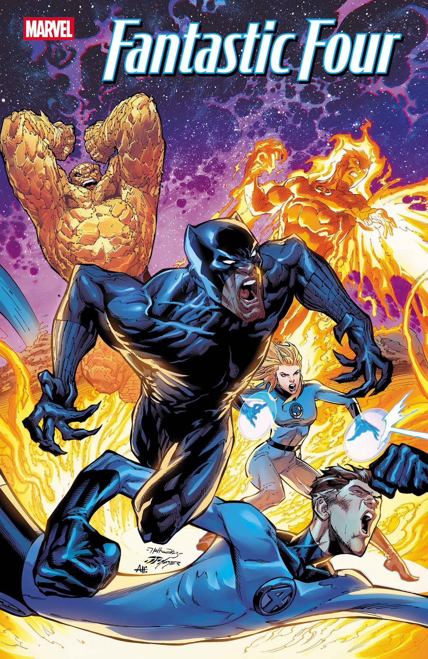 Fantastic Four #8 Netho Diaz Black Panther Variant | Odin's Place
