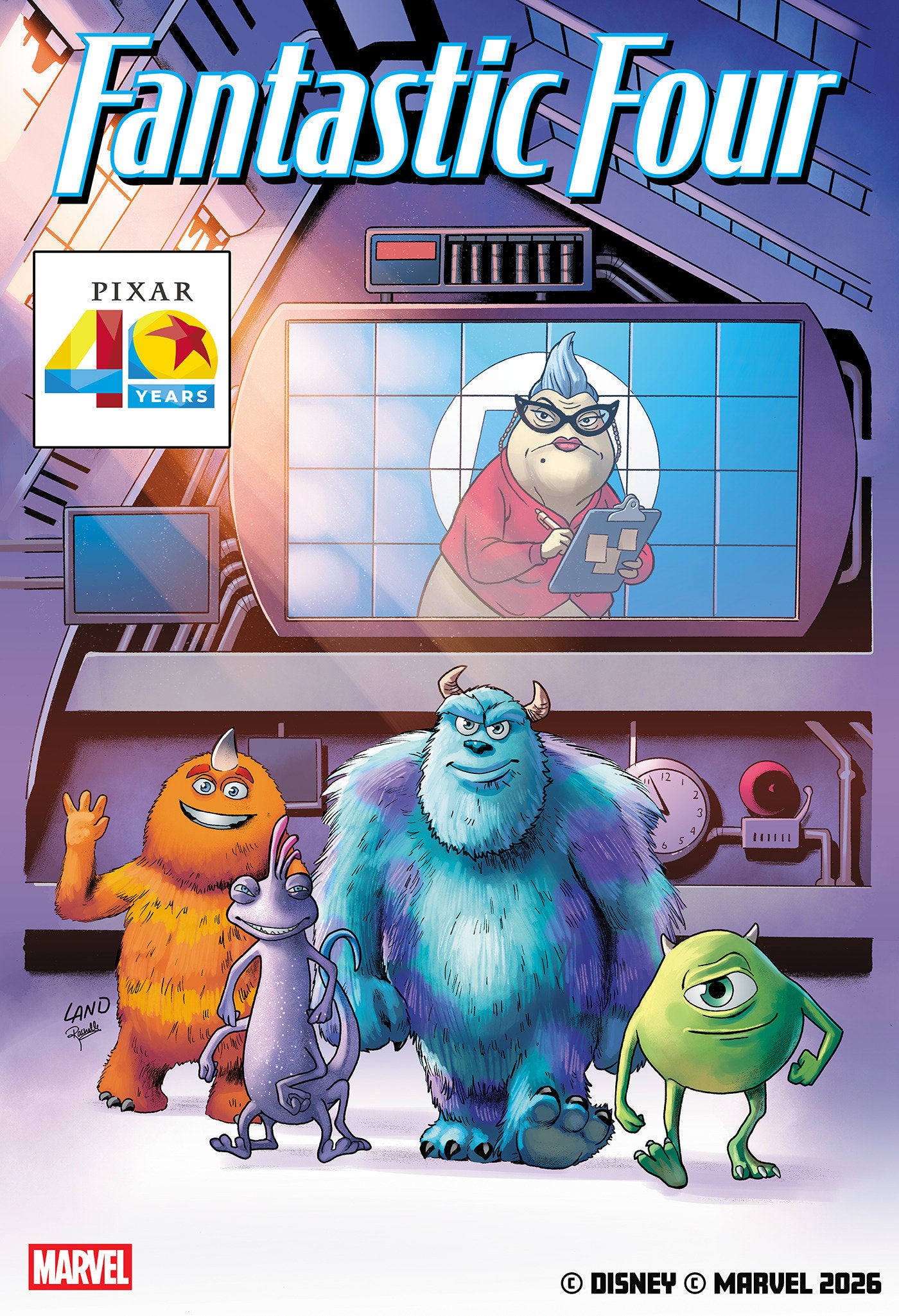 Fantastic Four #16 Greg Land Pixar 40 Th Variant | Odin's Place