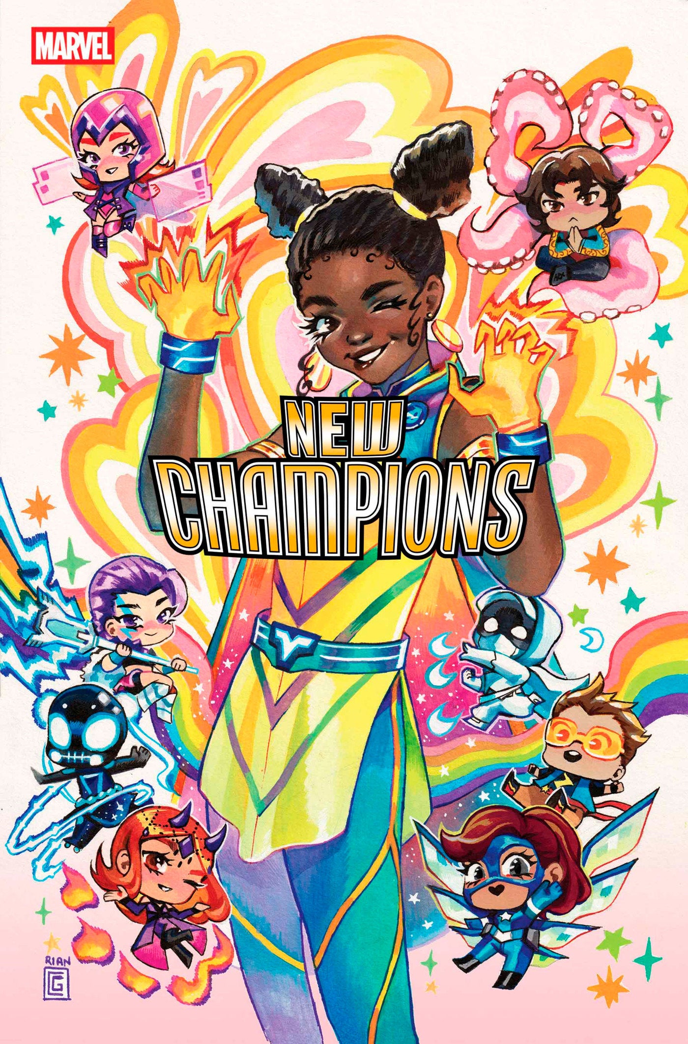 New Champions #4 Rian Gonzales Variant | Odin's Place