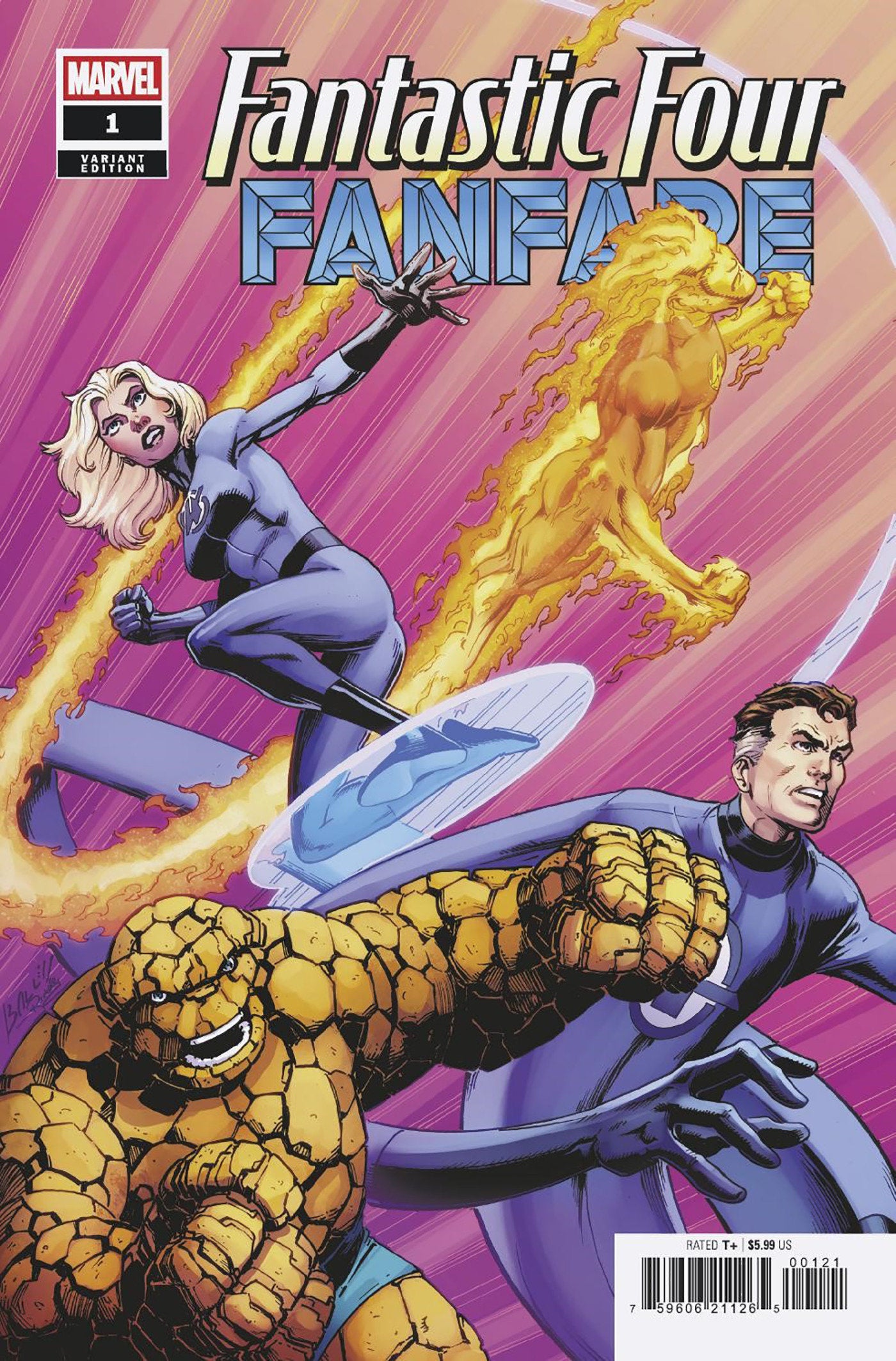 Fantastic Four Fanfare #1 Mark Bagley Variant | Odin's Place