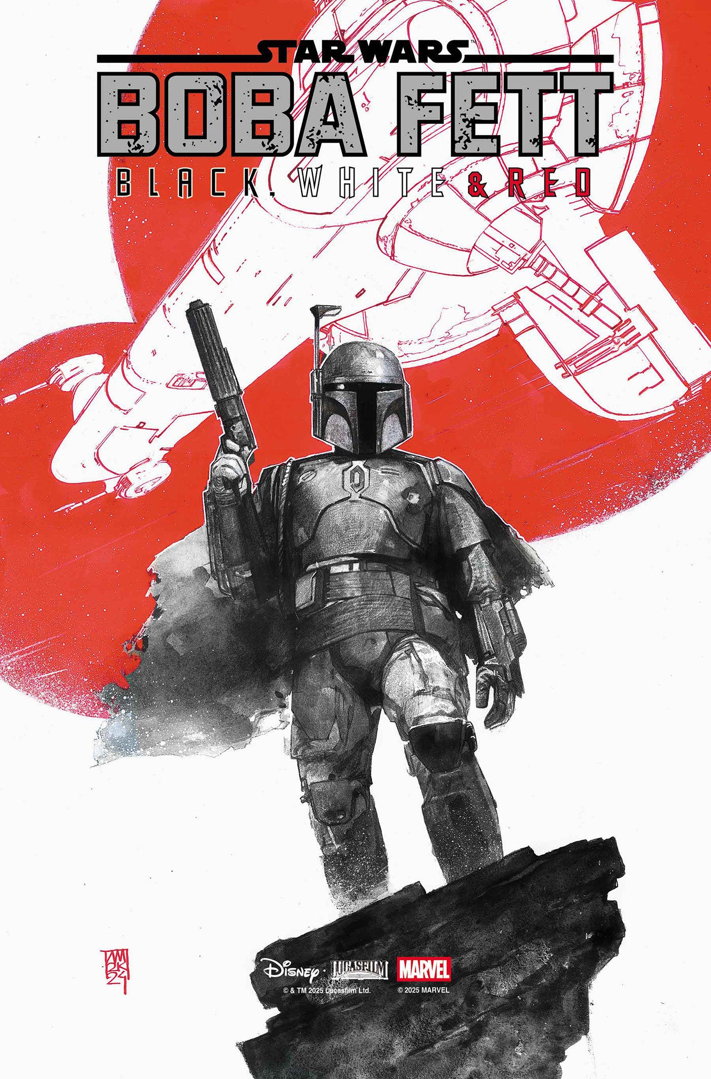 Star Wars: Boba Fett   Black, White & Red #1 | Odin's Place