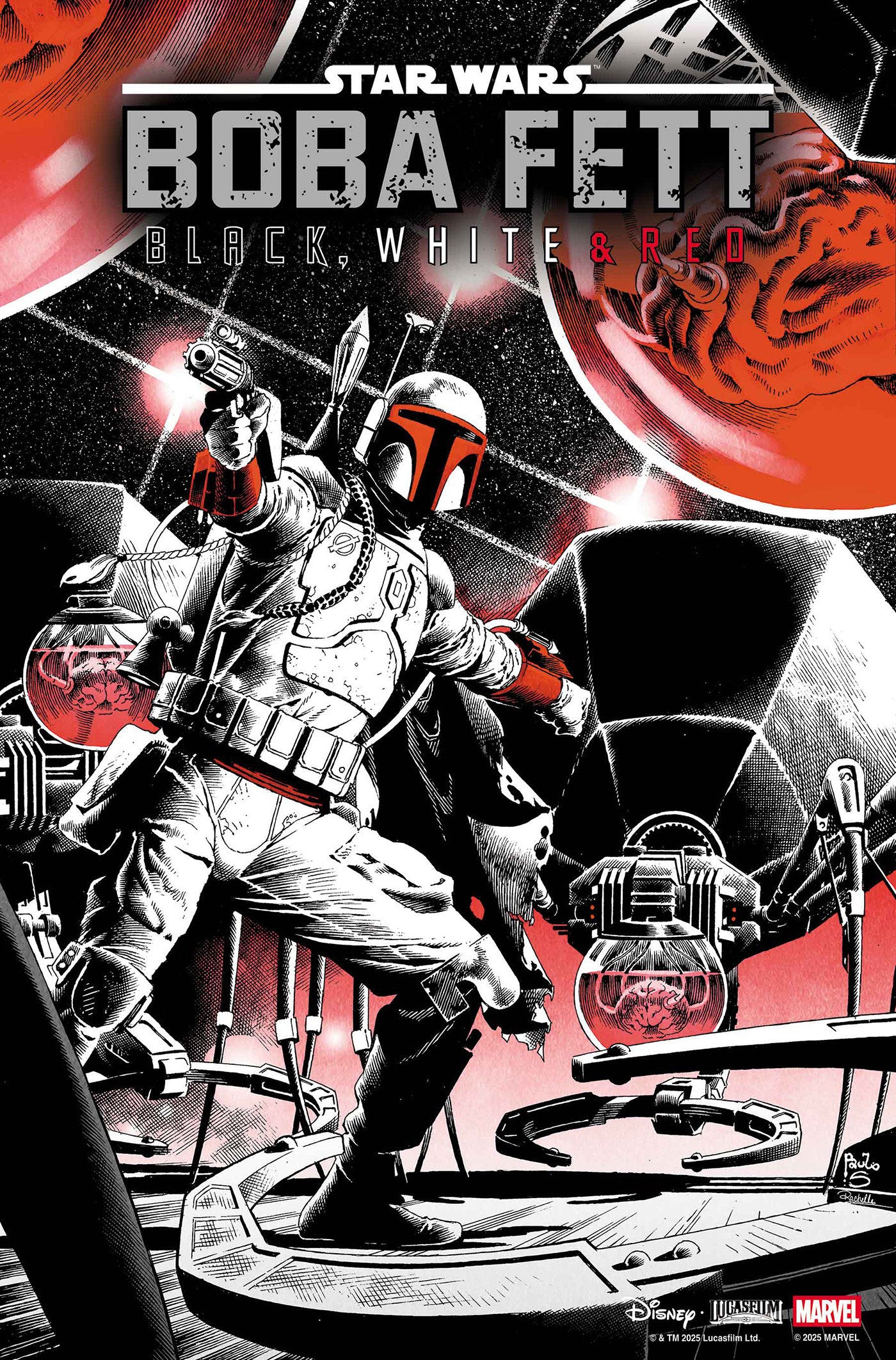 Star Wars: Boba Fett   Black, White & Red #3 Paulo Siqueira Variant | Odin's Place