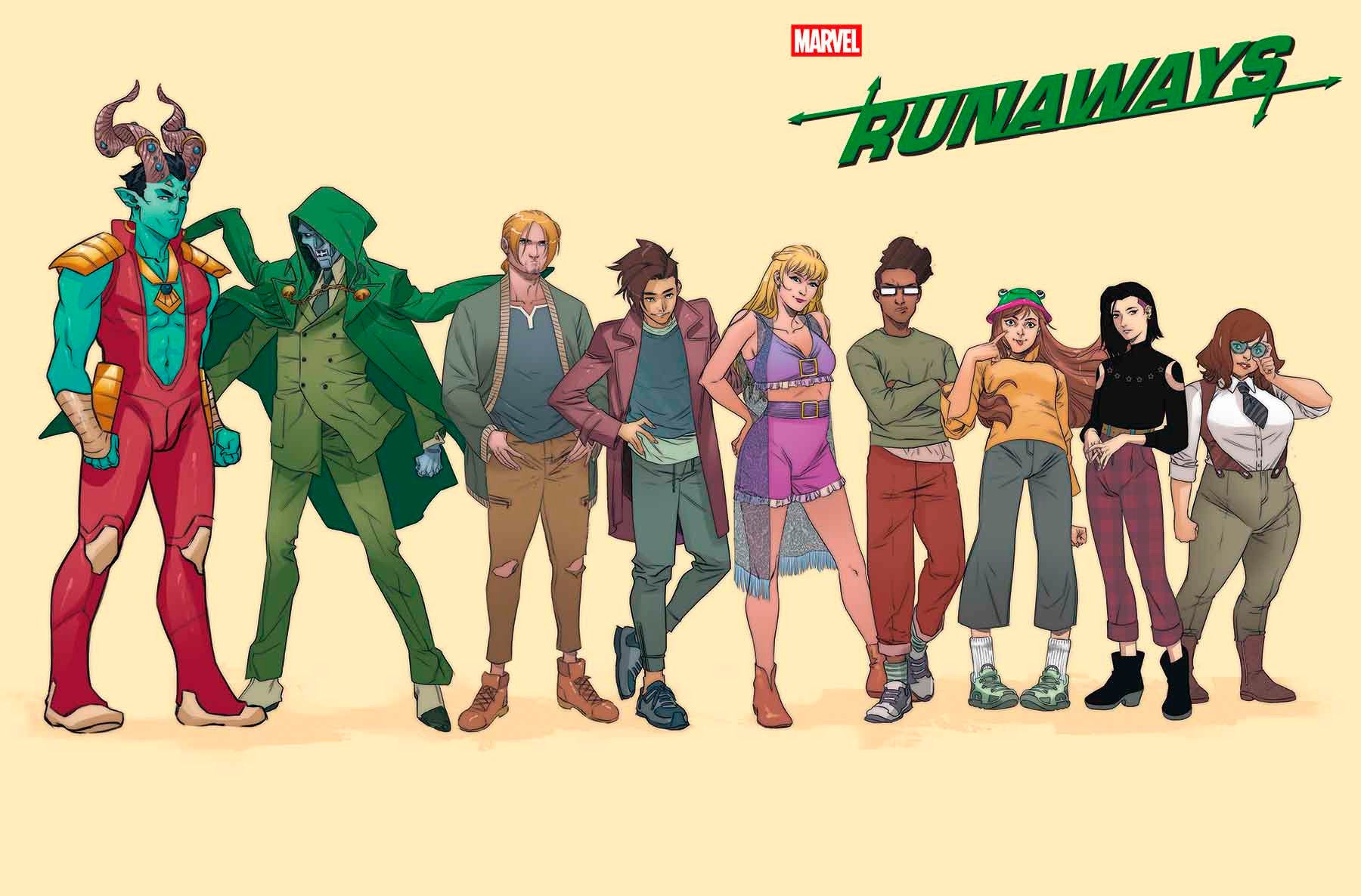 Runaways #1 Elena Casagrande Wraparound Variant [Doom] | Odin's Place
