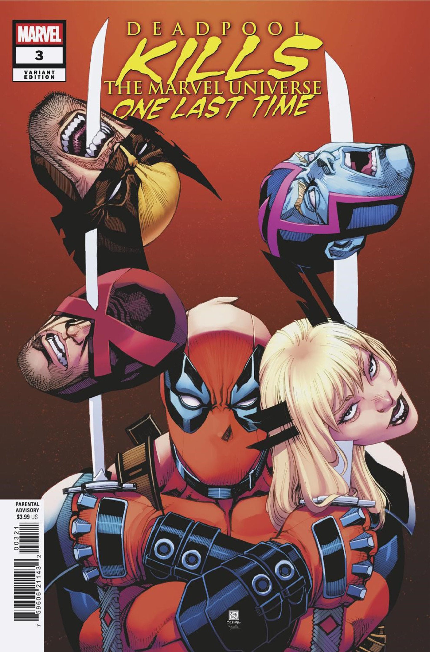 Deadpool Kills The Marvel Universe One Last Time #3 Bernard Chang Variant | Odin's Place
