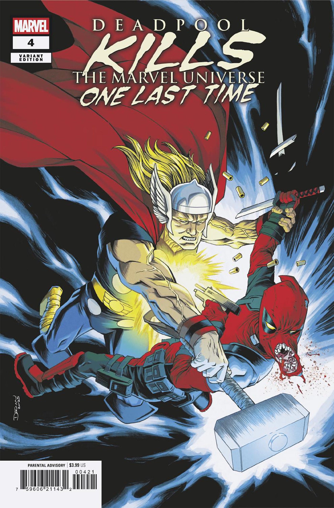 Deadpool Kills The Marvel Universe One Last Time #4 Declan Shalvey Variant | Odin's Place