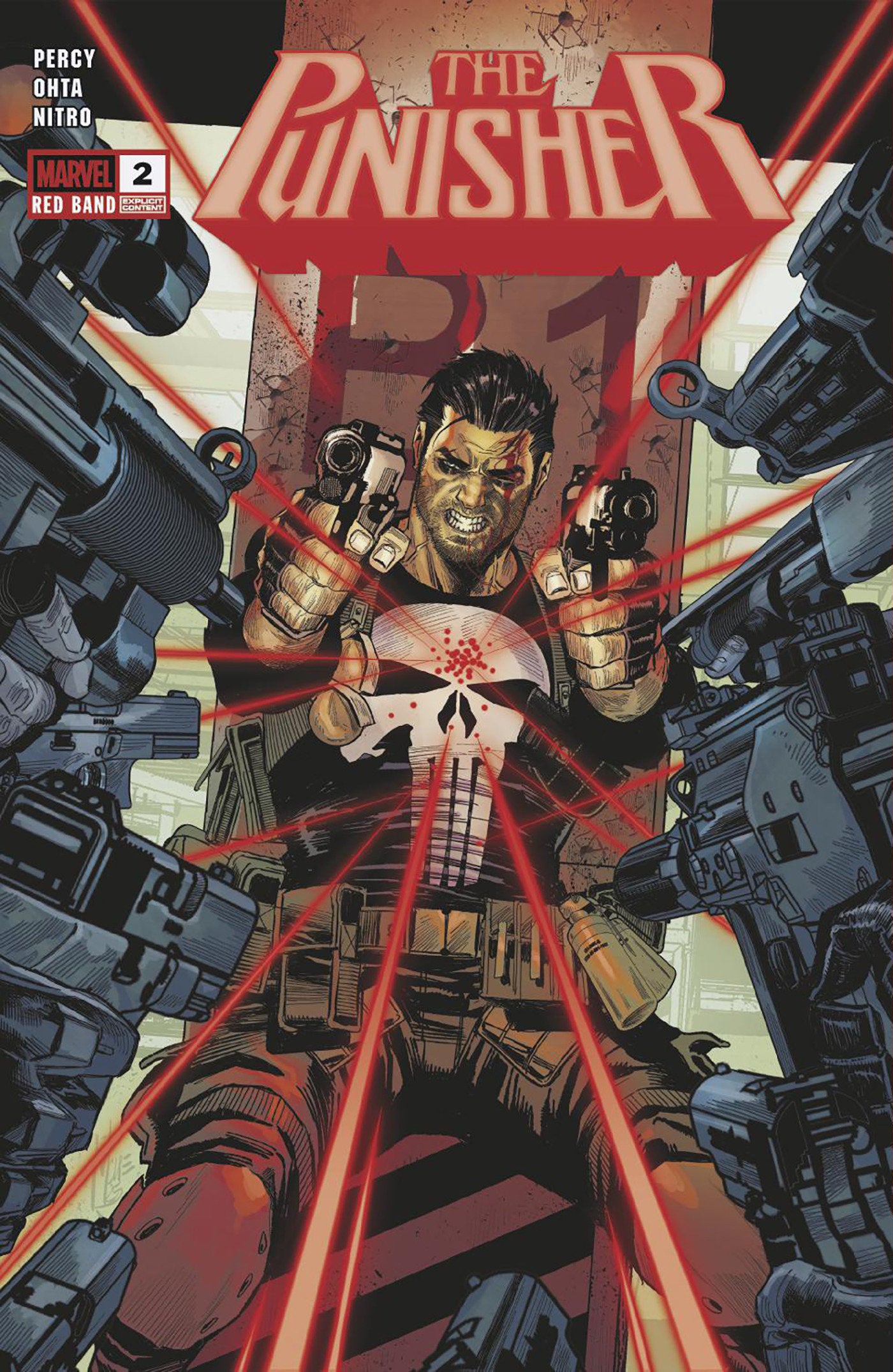 Punisher: Red Band #2 Marco Checchetto 2 Nd Printing Variant [Polybagged] | Odin's Place