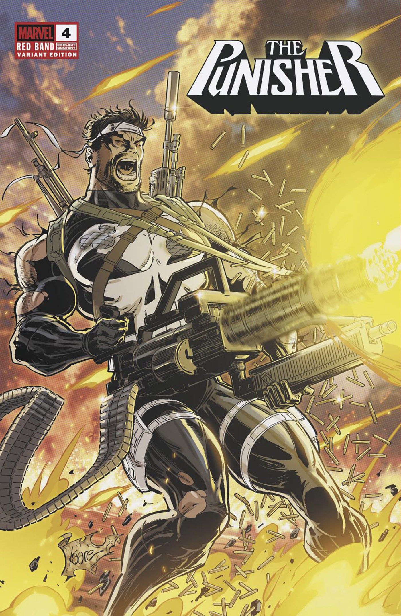 Punisher: Red Band #4 Kaare Andrews Variant [Polybagged] | Odin's Place