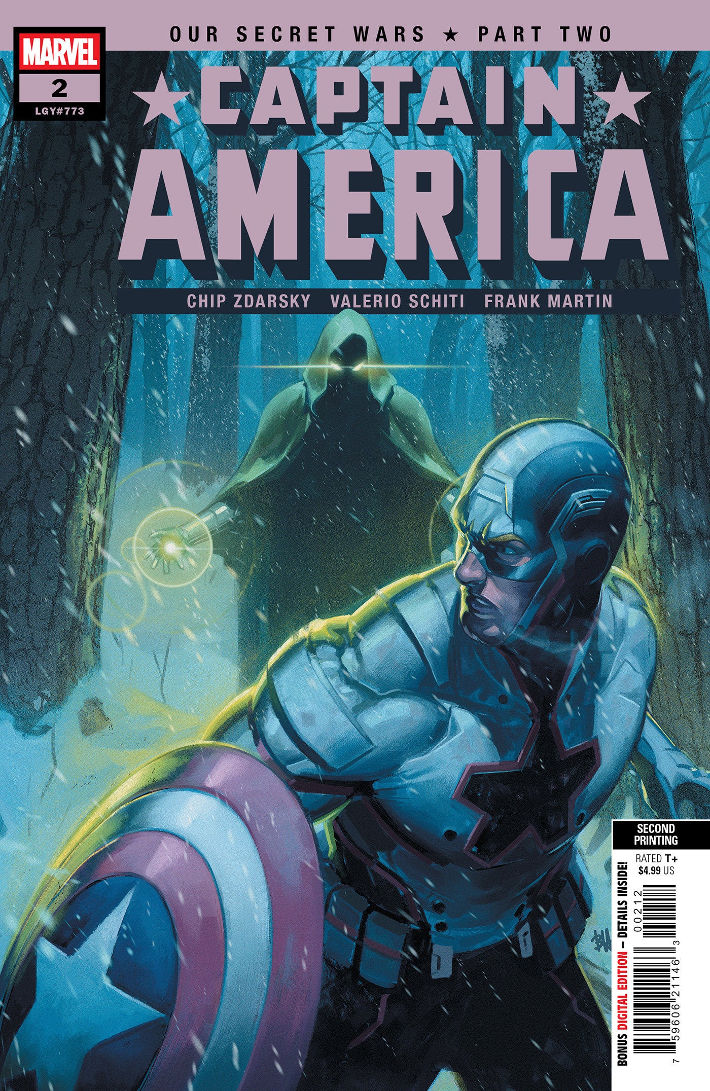 Captain America #2 Ben Harvey 2 Nd Printing Variant | Odin's Place