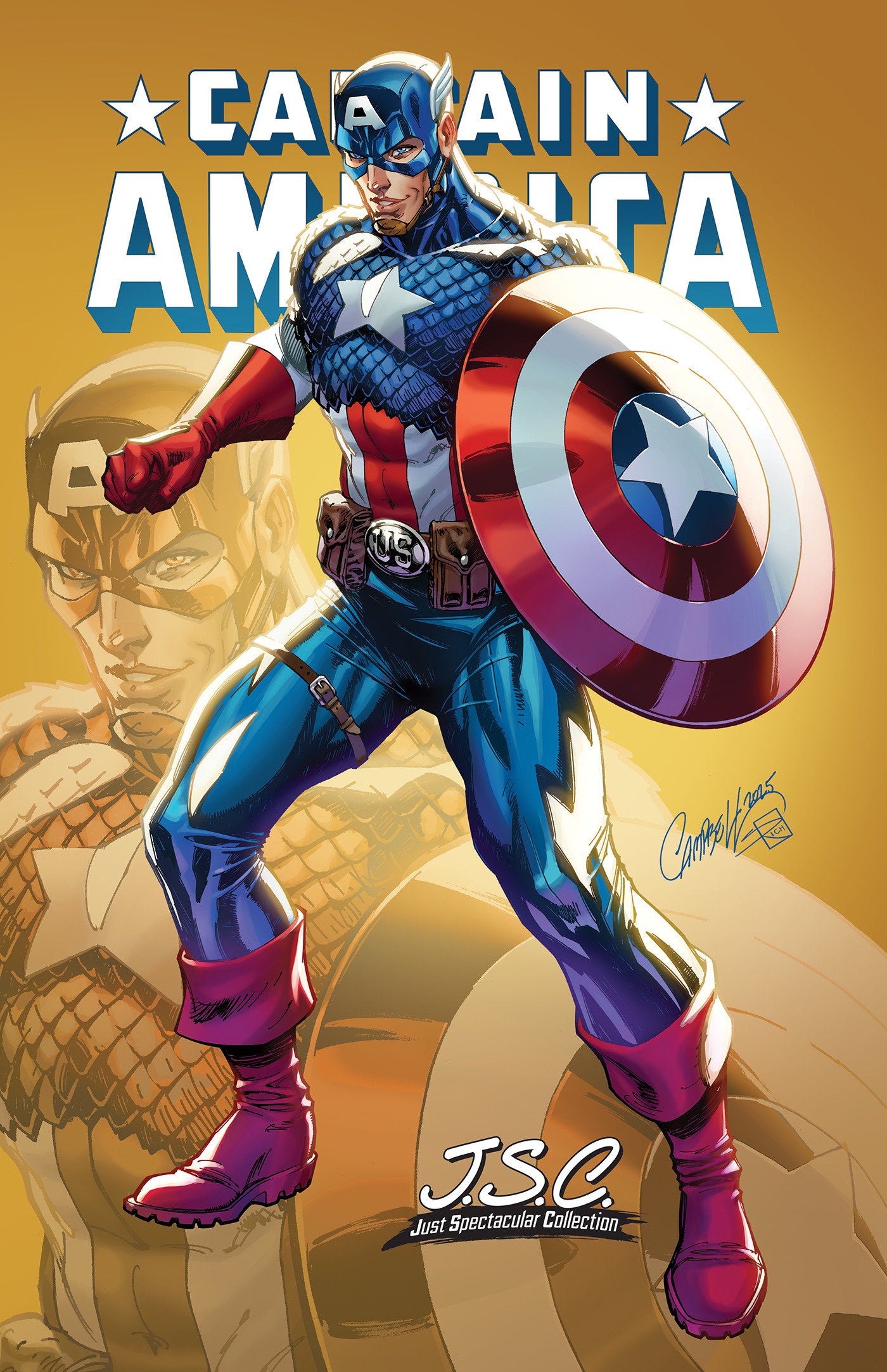Captain America #2 J. Scott Campbell Just Spectacular Collection Variant | Odin's Place