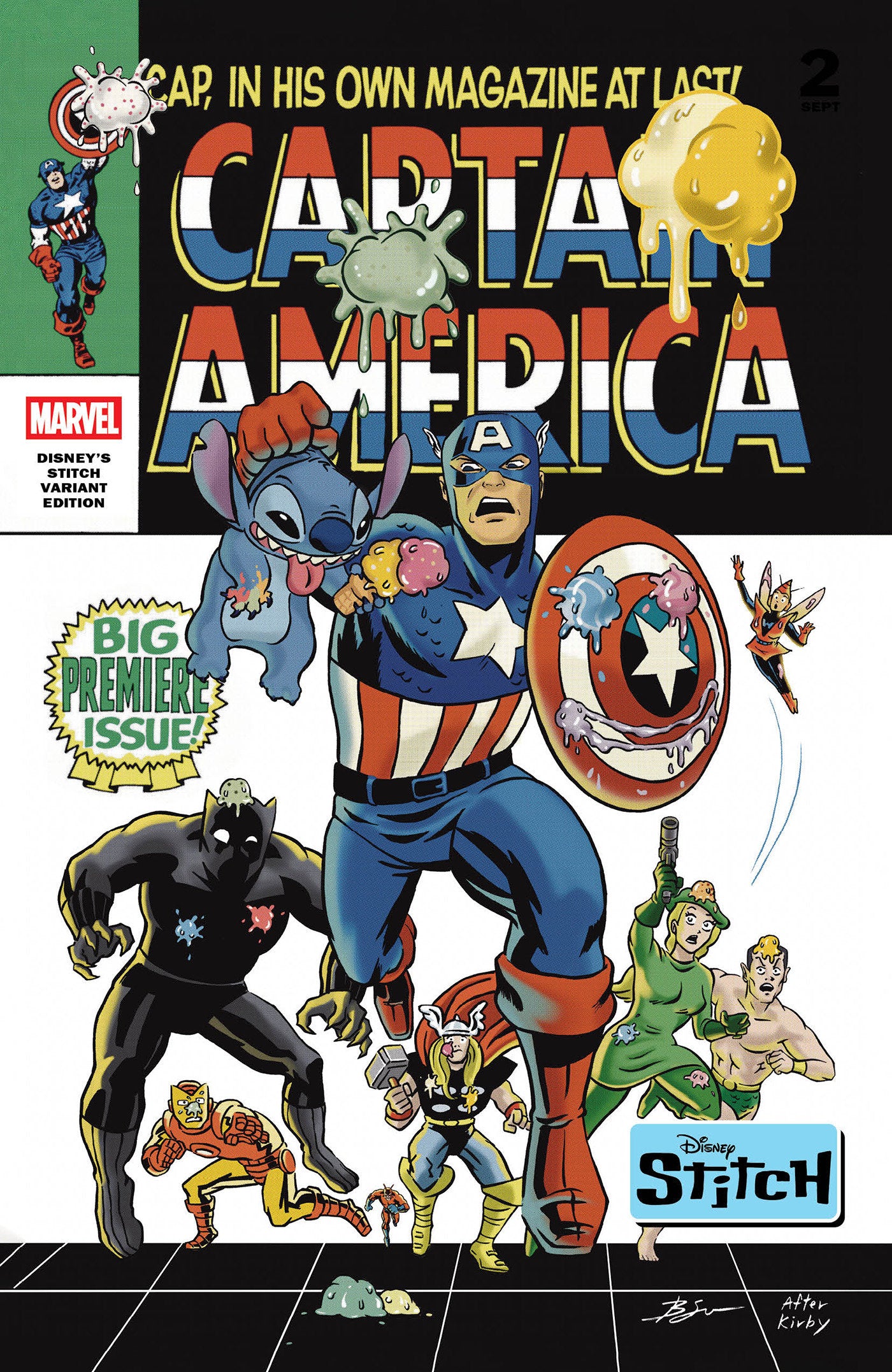 Captain America #3 Ben Su Disney Stitch Variant | Odin's Place