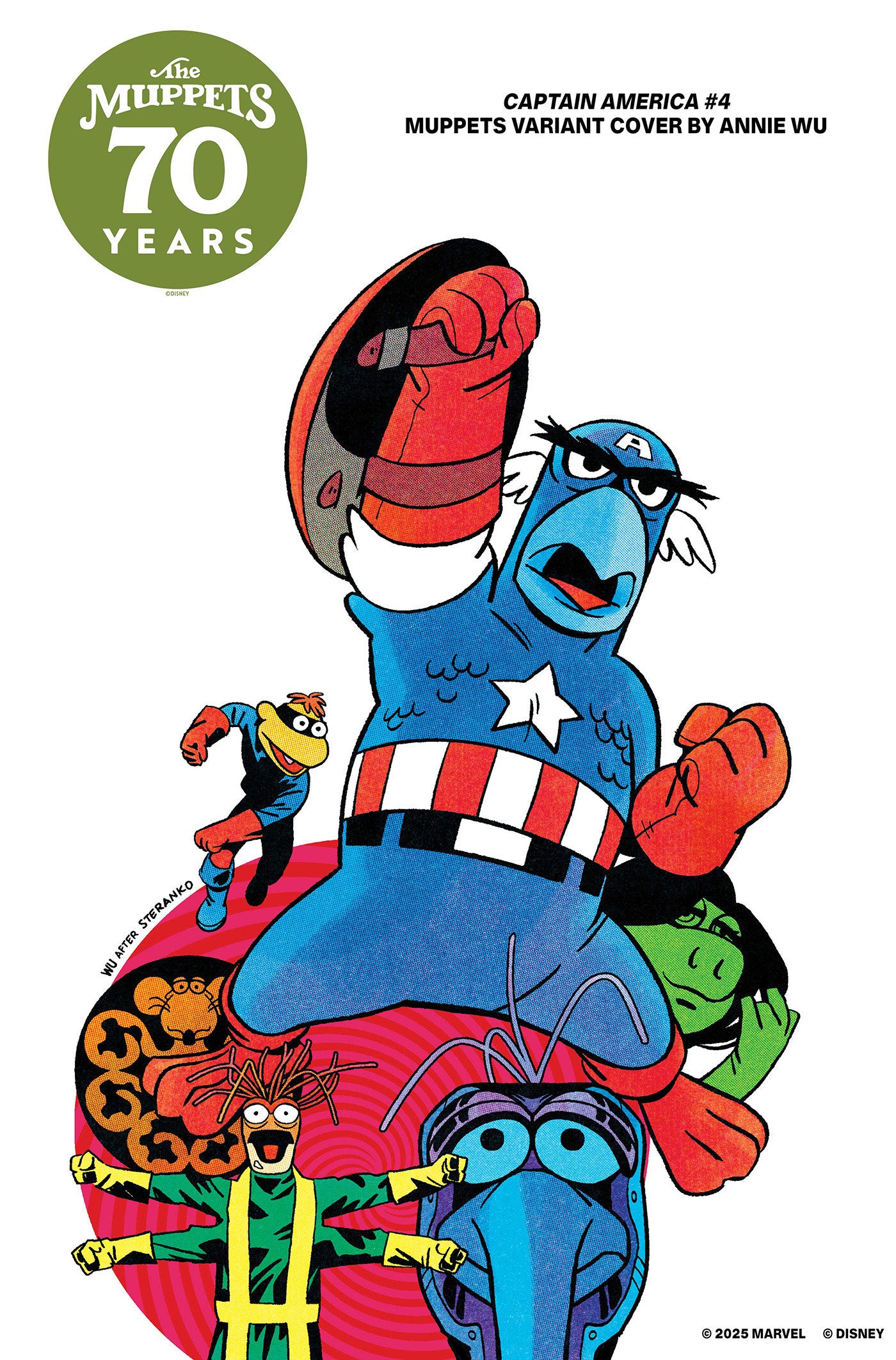 Captain America #4 Annie Wu Muppets Variant | Odin's Place