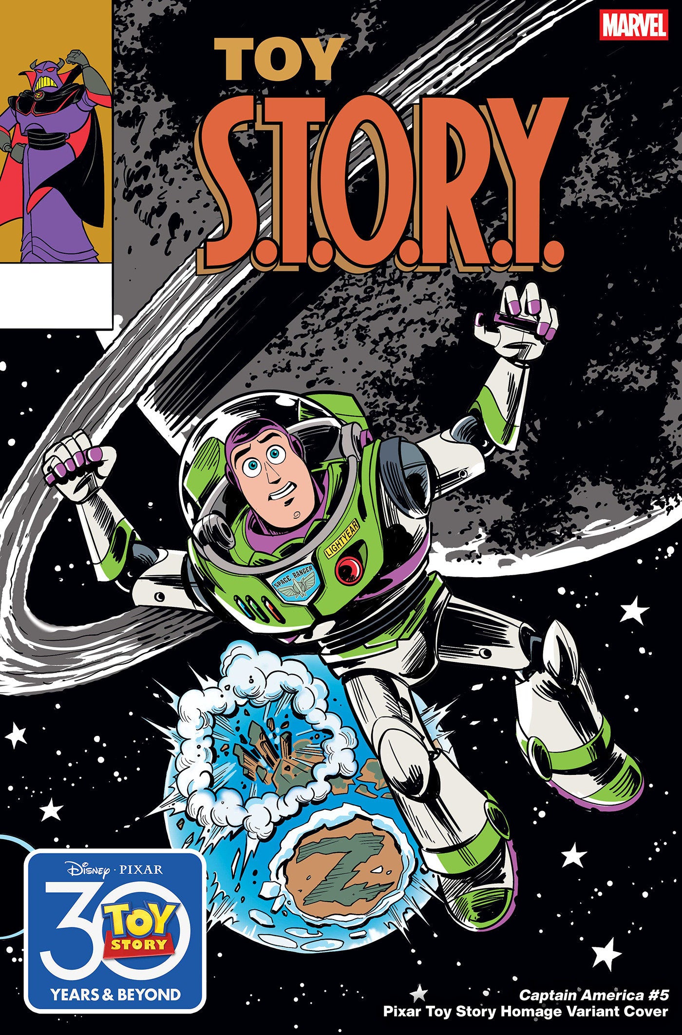 Captain America #5 Marco Forcelloni Pixar Toy Story Homage Variant | Odin's Place