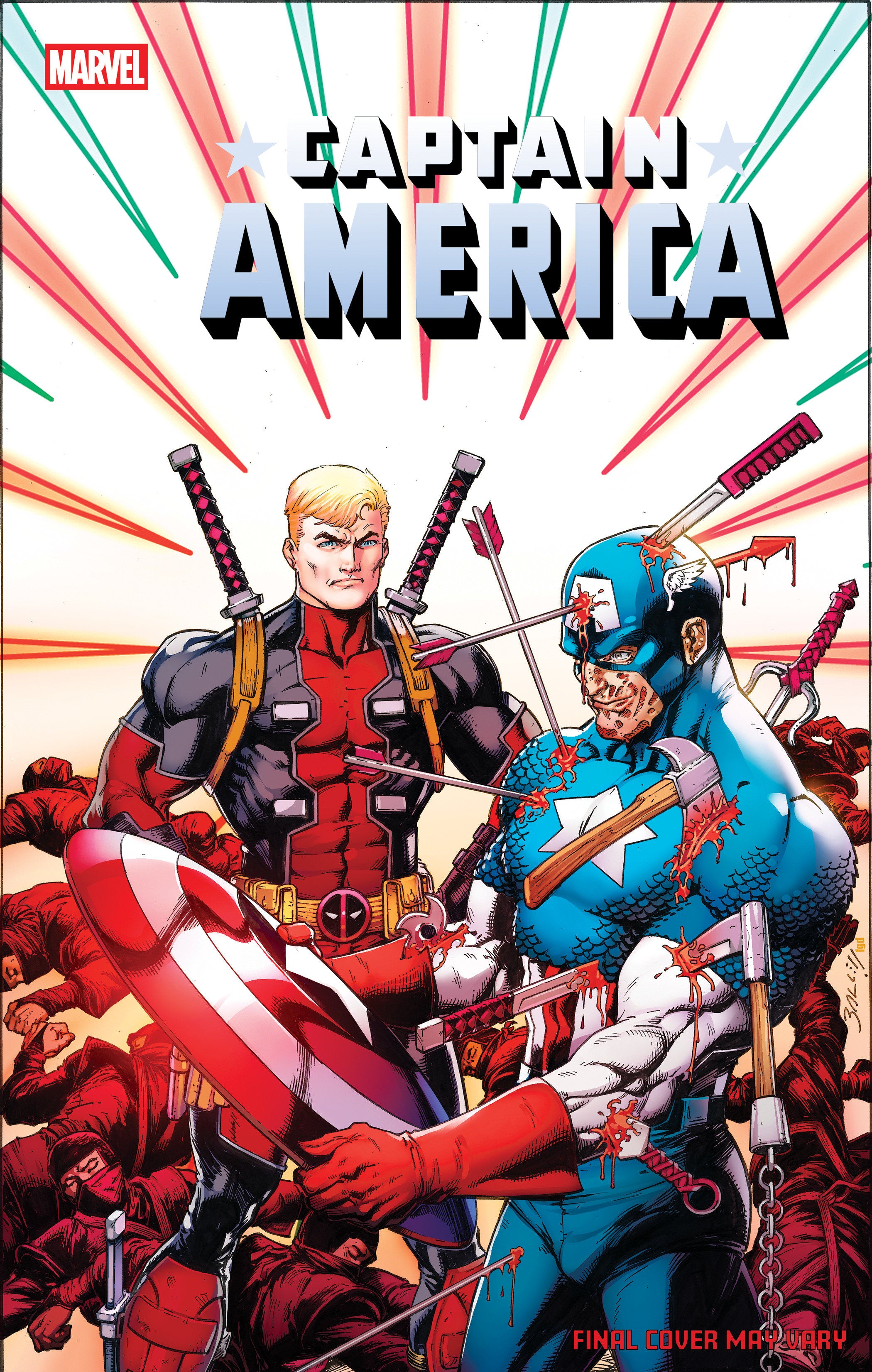 Captain America #9 Mark Bagley April Pool's Day Variant | Odin's Place