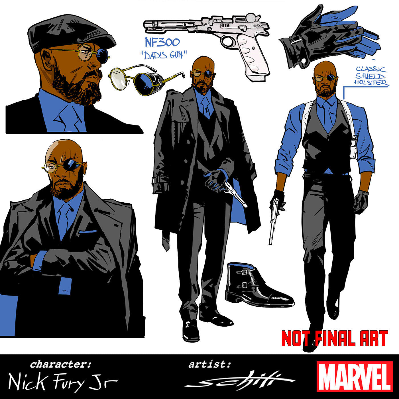 Captain America #10 Valerio Schiti Design Variant 1 in 10 | Odin's Place