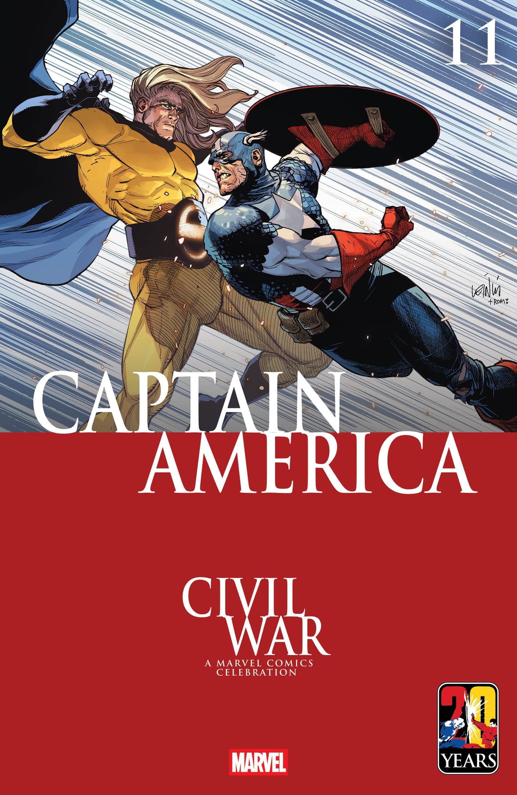 Captain America #11 Leinil Yu Civil War Celebration Variant | Odin's Place