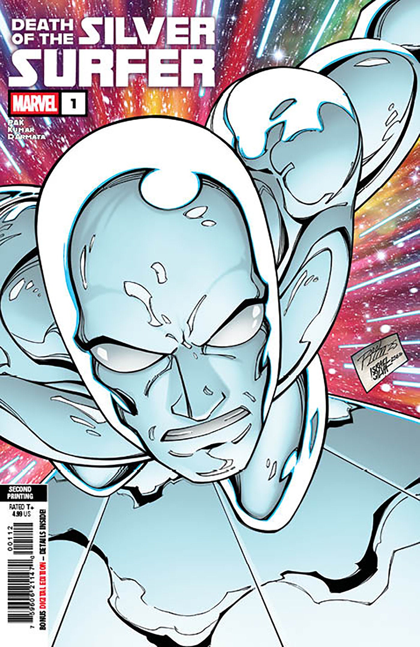 Death Of The Silver Surfer #1 Ron Lim 2nd Print Variant | Odin's Place