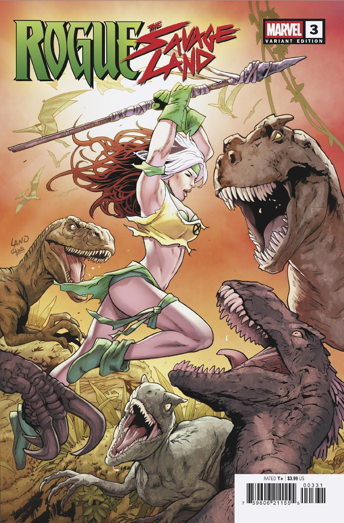 Rogue: The Savage Land #3 Greg Land Variant | Odin's Place