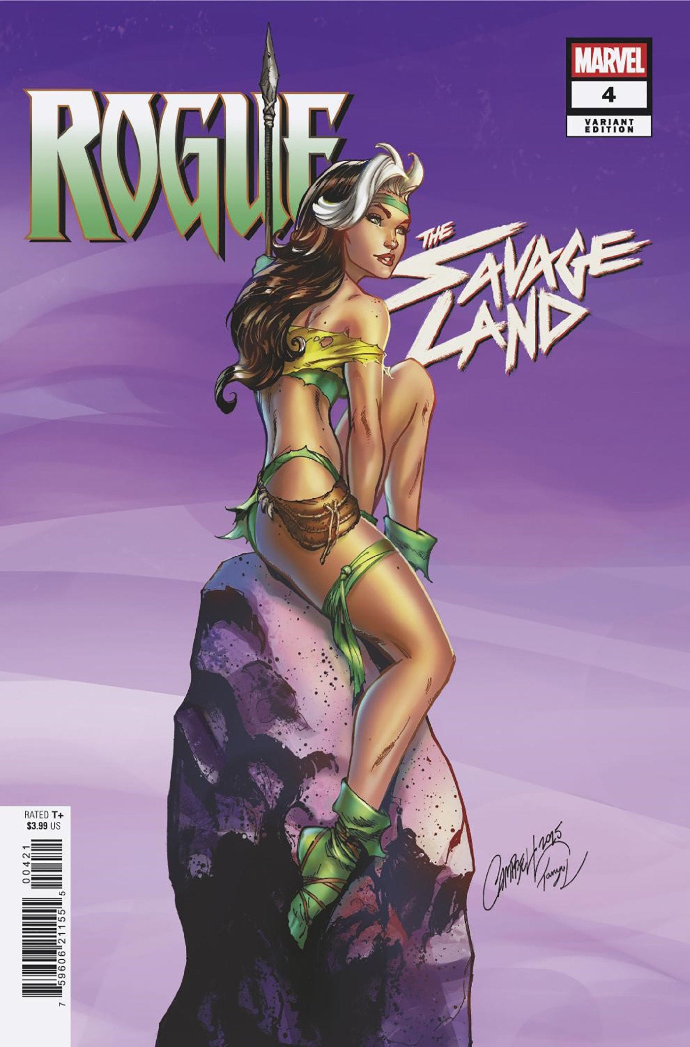 Rogue: The Savage Land #4 J. Scott Campbell Variant | Odin's Place