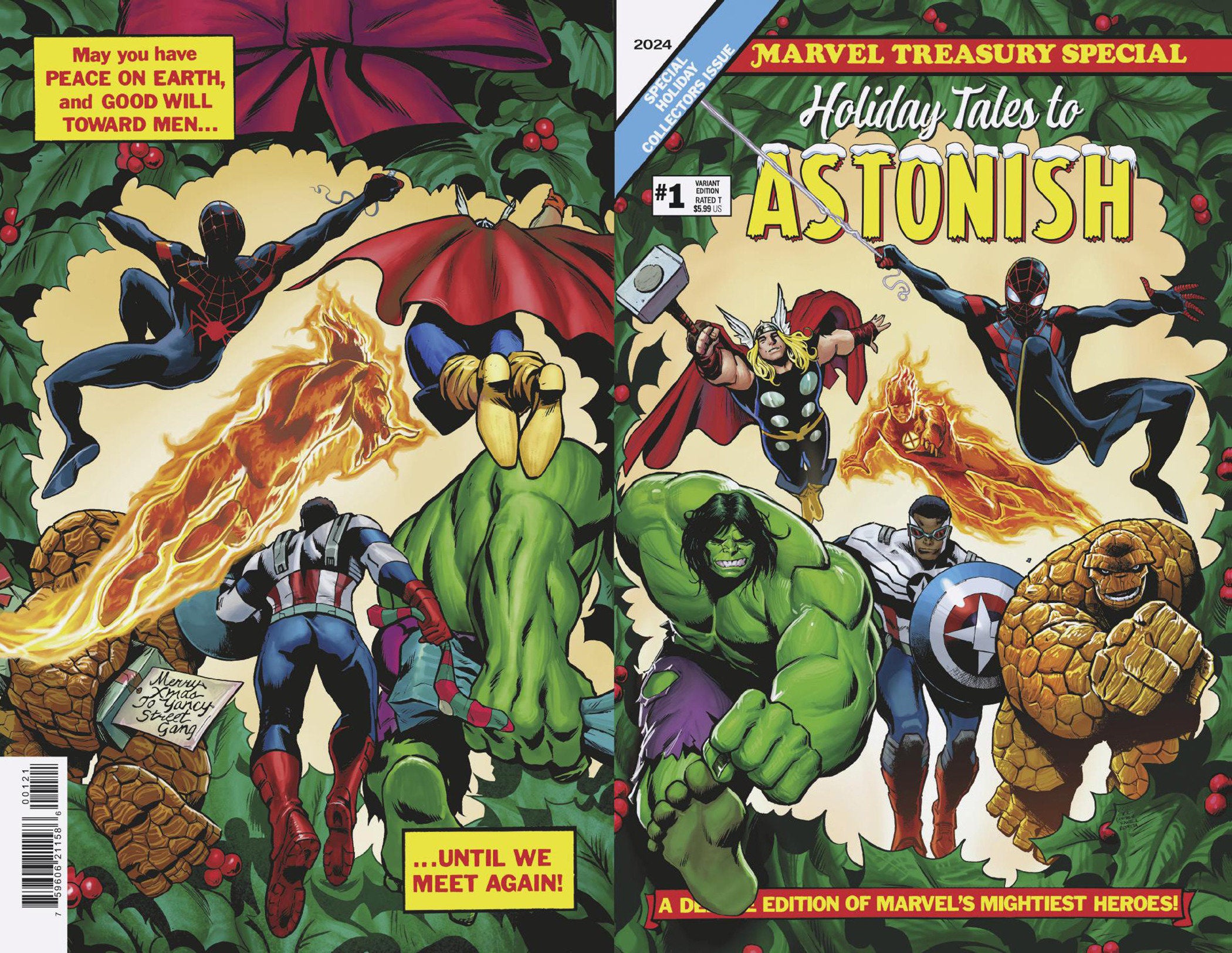Marvel Holiday Tales To Astonish #1 Lee Garbett Wraparound Homage Variant | Odin's Place