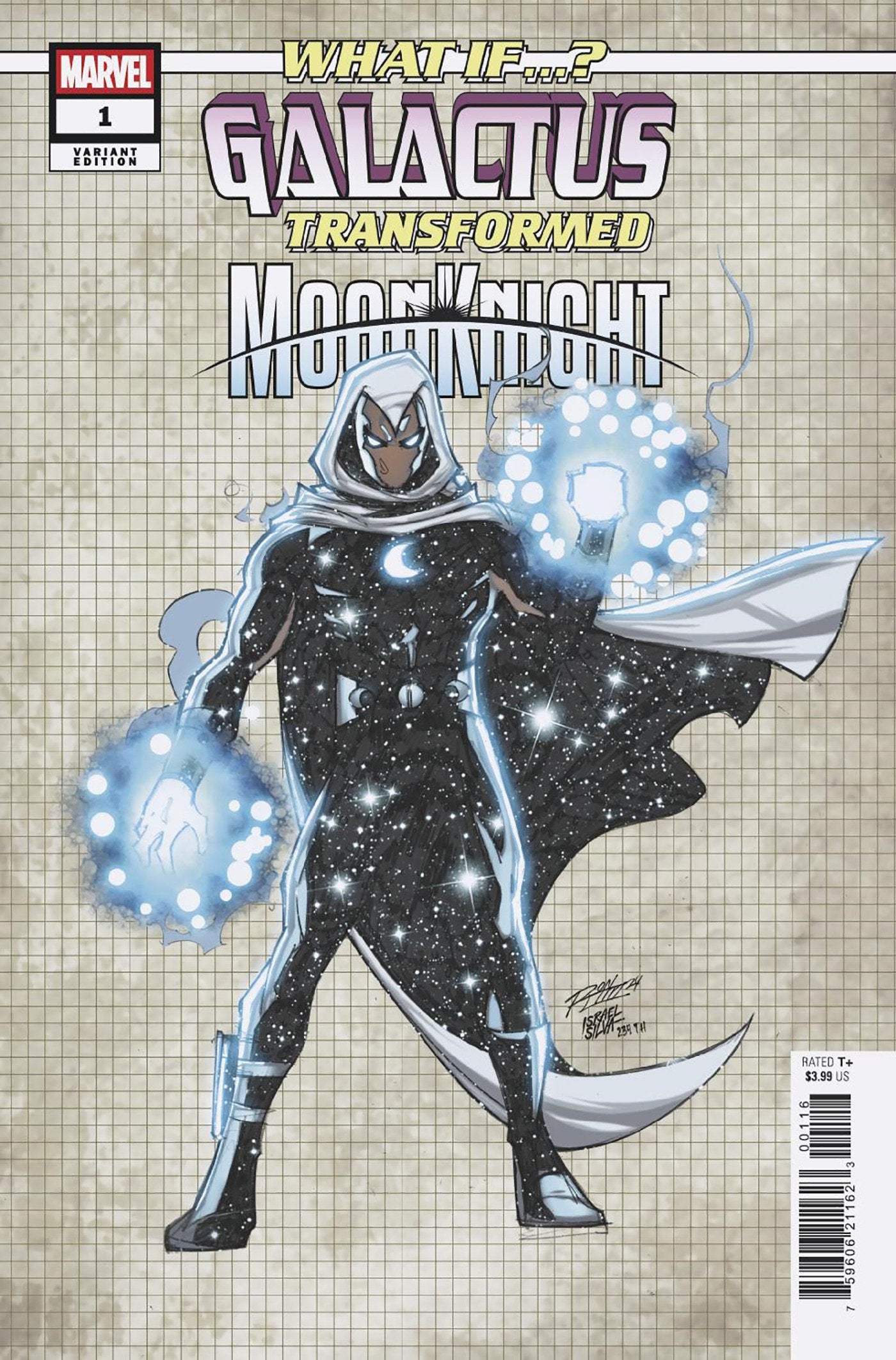 What If...? Galactus: Galactus Transformed Moon Knight? #1 Ron Lim Design Varian T | Odin's Place