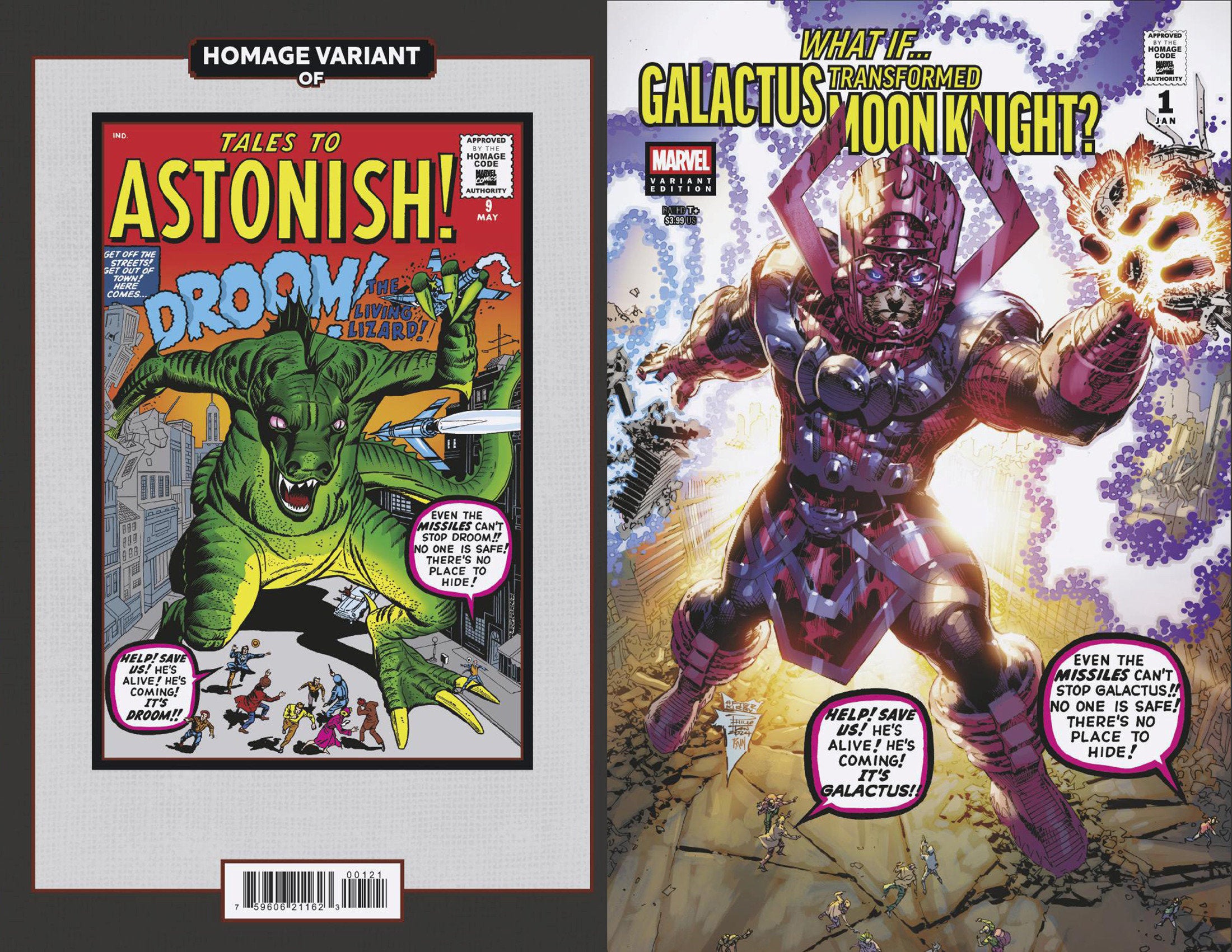 What If...? Galactus: Galactus Transformed Moon Knight? #1 Philip Tan Sci-Fi Hom Age Variant | Odin's Place