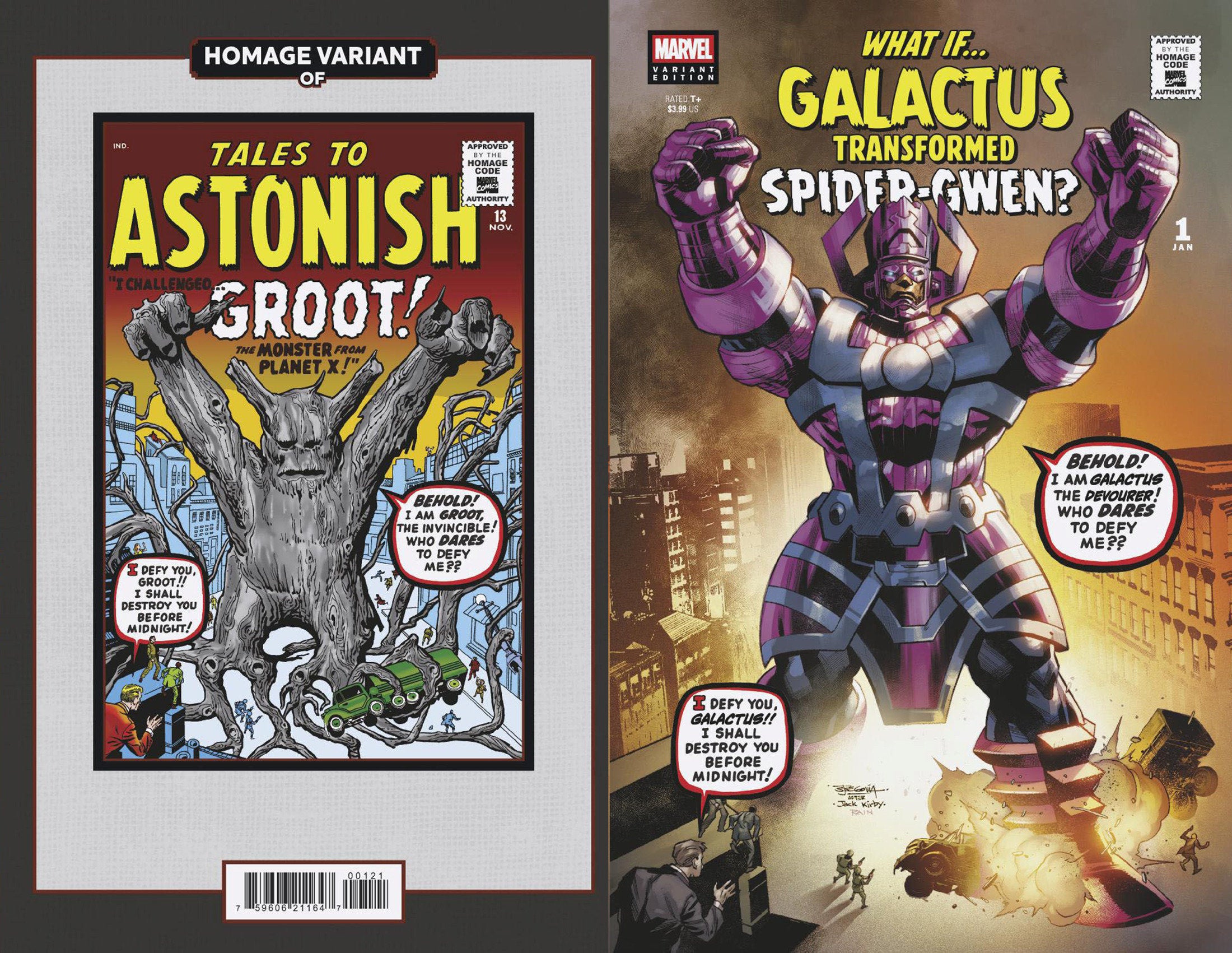 What If...? Galactus: Galactus Transformed Spider-Gwen? #1 Stephen Segovia Sci-F I Homage Variant | Odin's Place