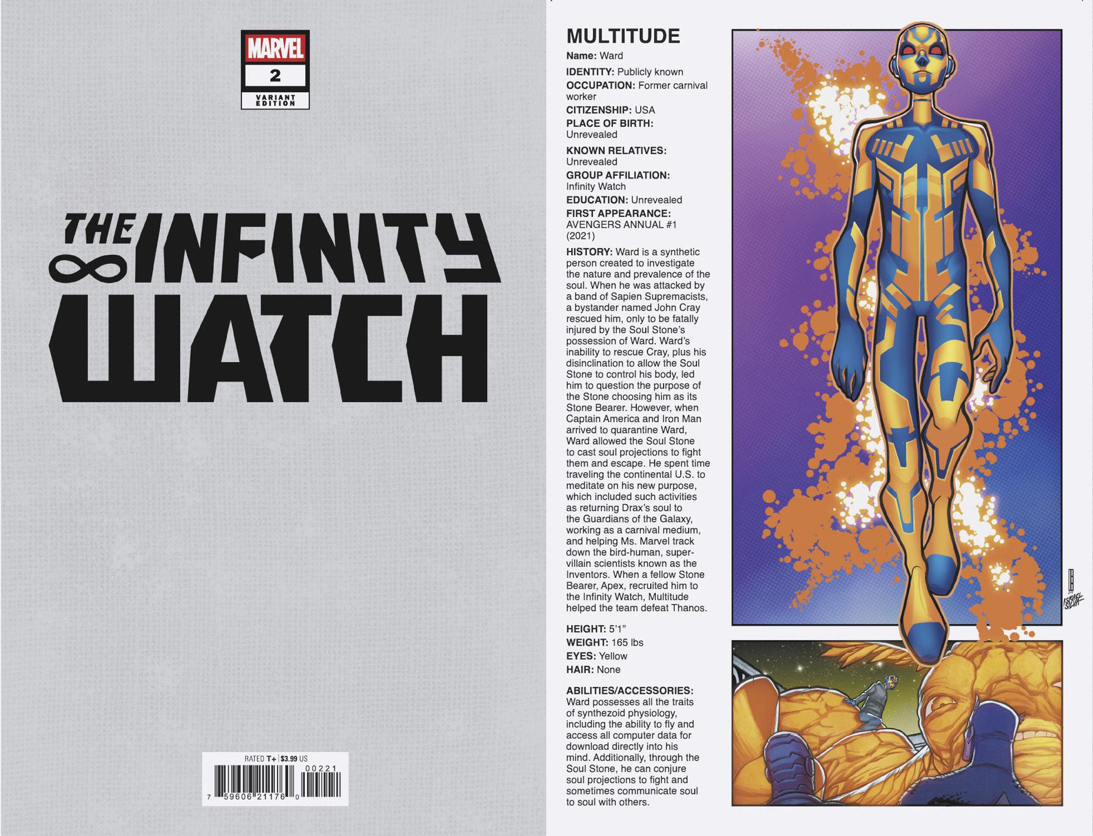 Infinity Watch #2 (Of 5) David Baldeon Handbook Homage Variant | Odin's Place